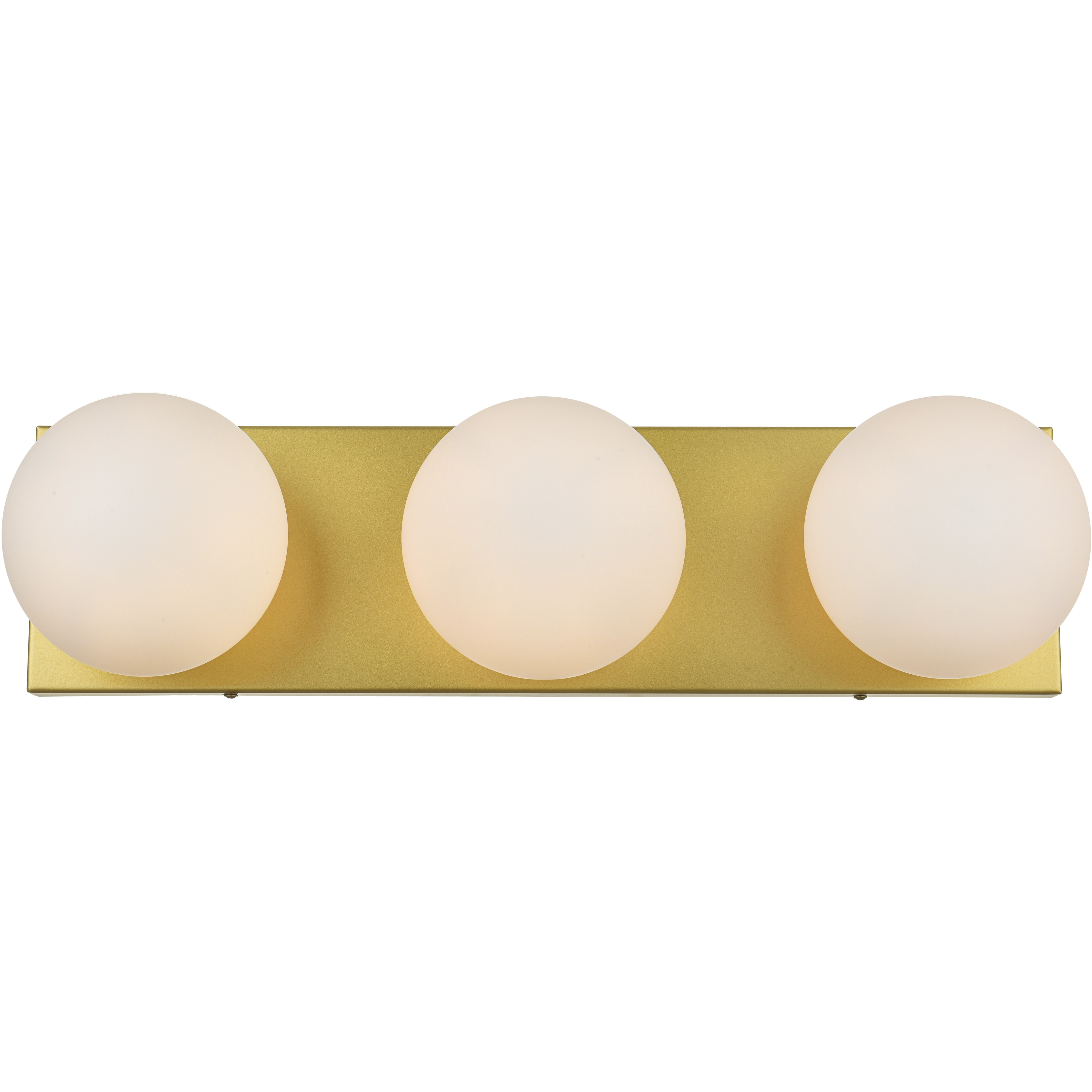 Jaylin 3 Light 22 inch Brass Bath Sconce Wall Light