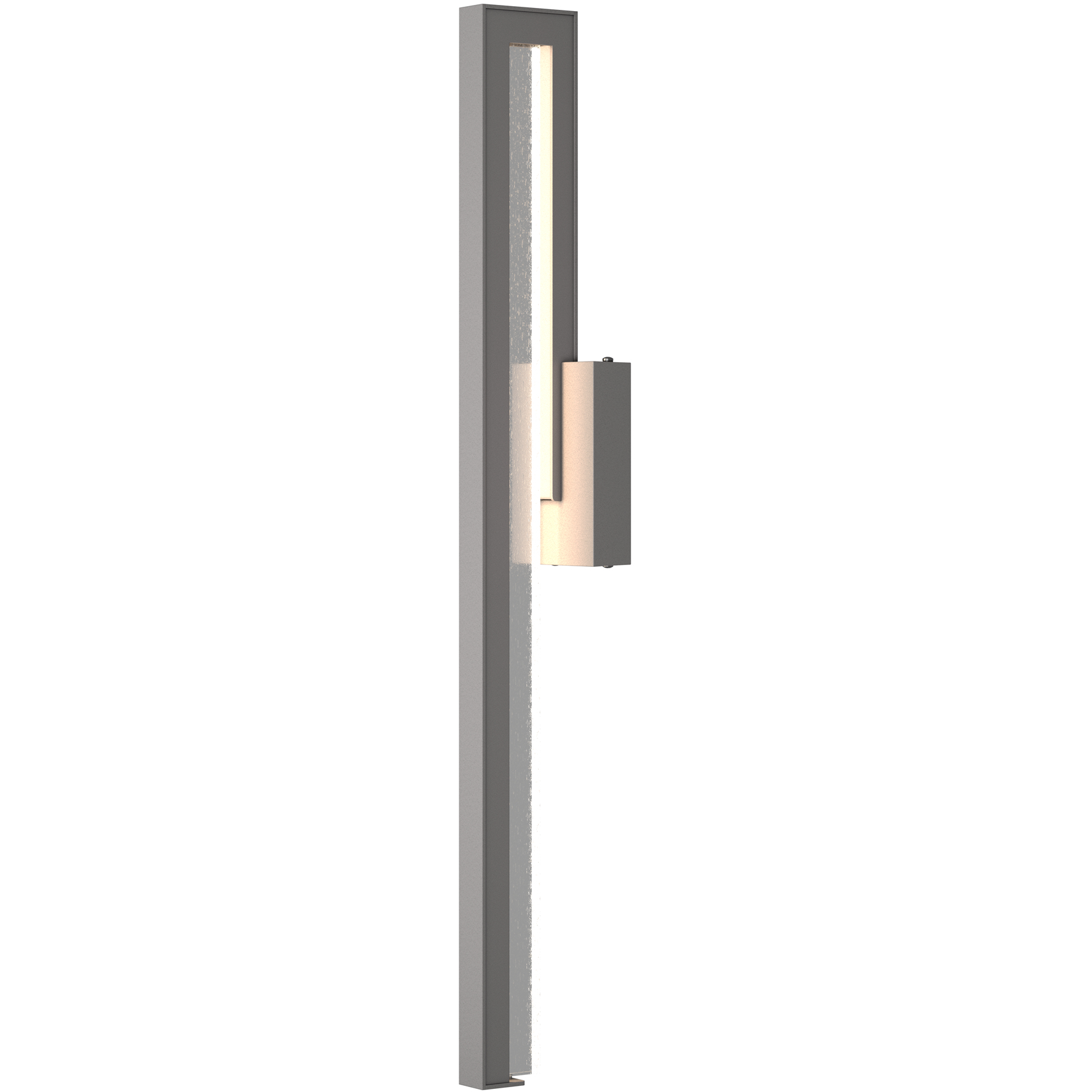 Edge LED 31.9 inch Coastal Burnished Steel Outdoor Sconce, Large