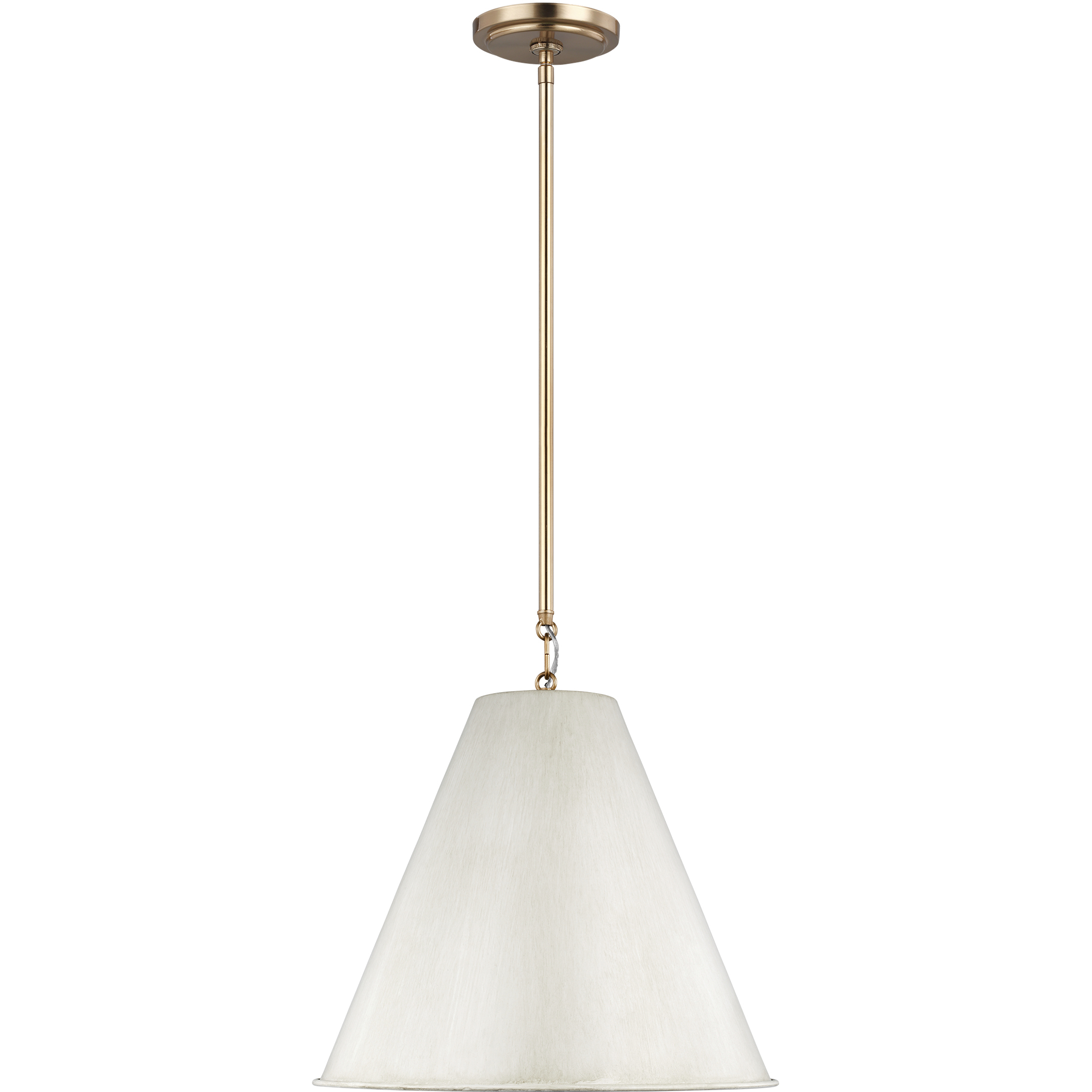 TOB by Thomas O'Brien Gordon LED 15.25 inch Antique White Pendant Ceiling Light
