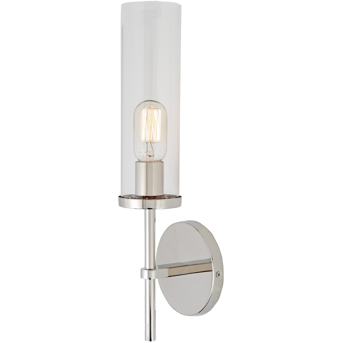 Alford 1 Light 5 inch Polished Nickel Bathroom Wall Sconce Wall Light