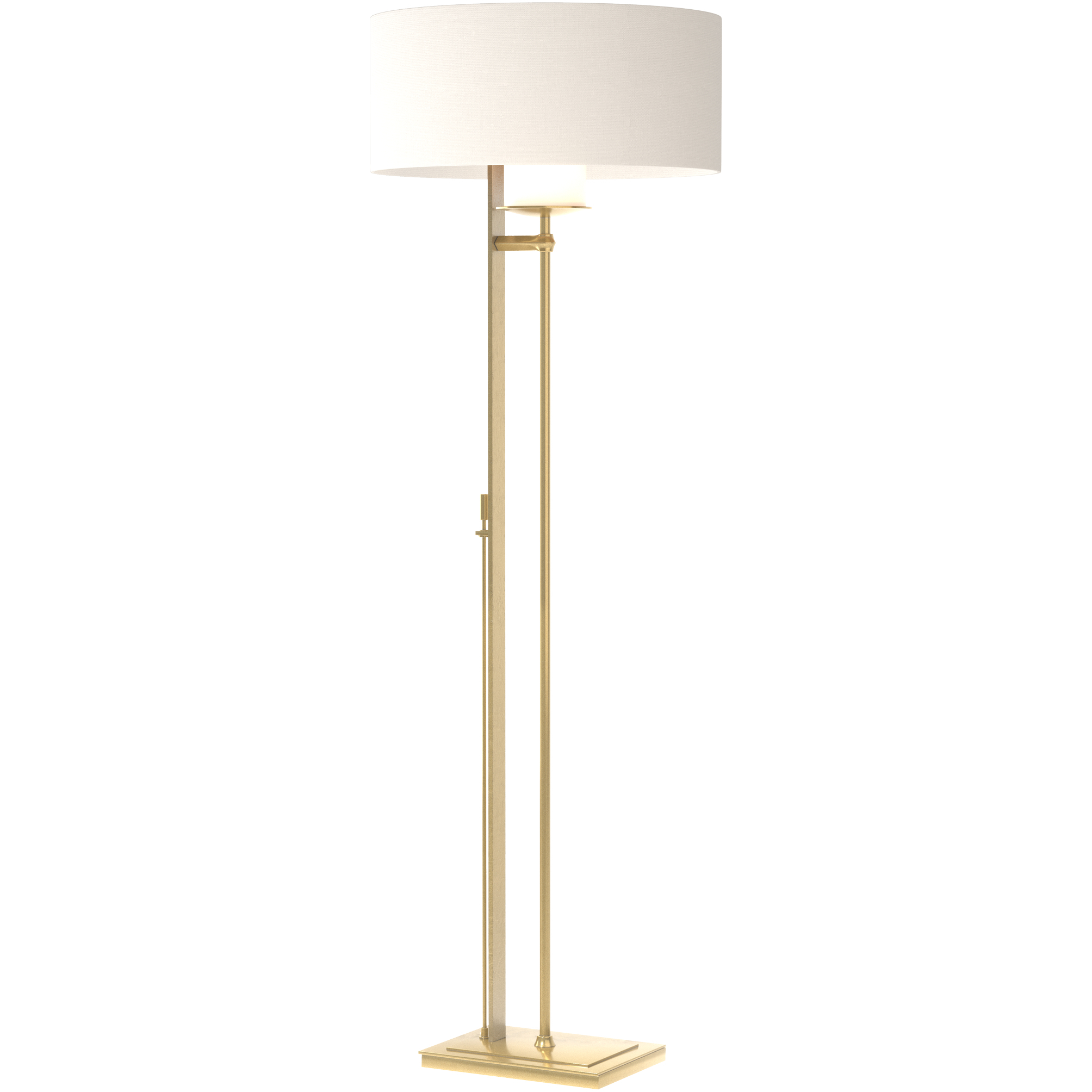 Rook 60 inch 150 watt Modern Brass Floor Lamp Portable Light in Natural Anna