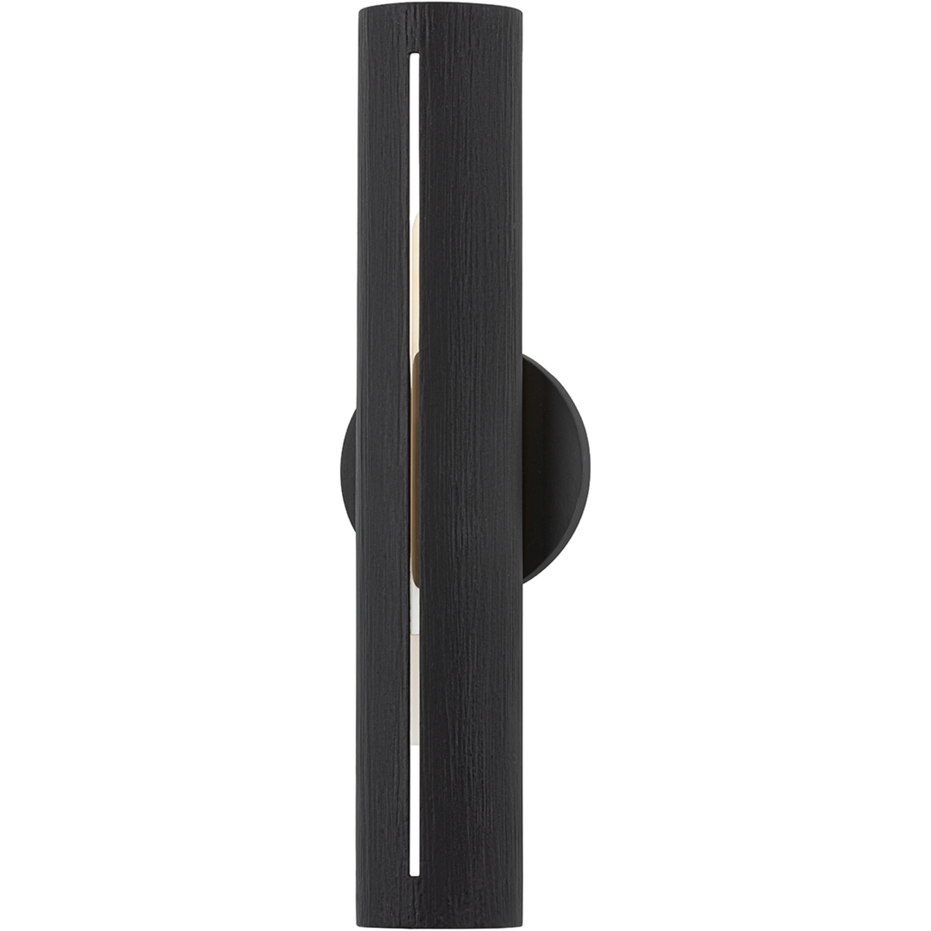 Brandon 2 Light 3 inch Textured Black ADA Wall Sconce Wall Light in Textured Black and Soft Black Combo