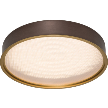 Pan 12 inch Deep Taupe Flush Mount Ceiling Light