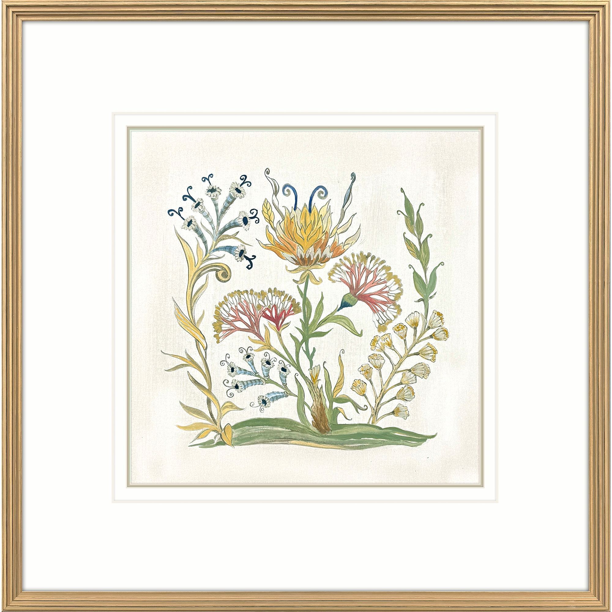 Botanica 22083 Multi and Blue and Green and Yellow Framed Art, The Studio