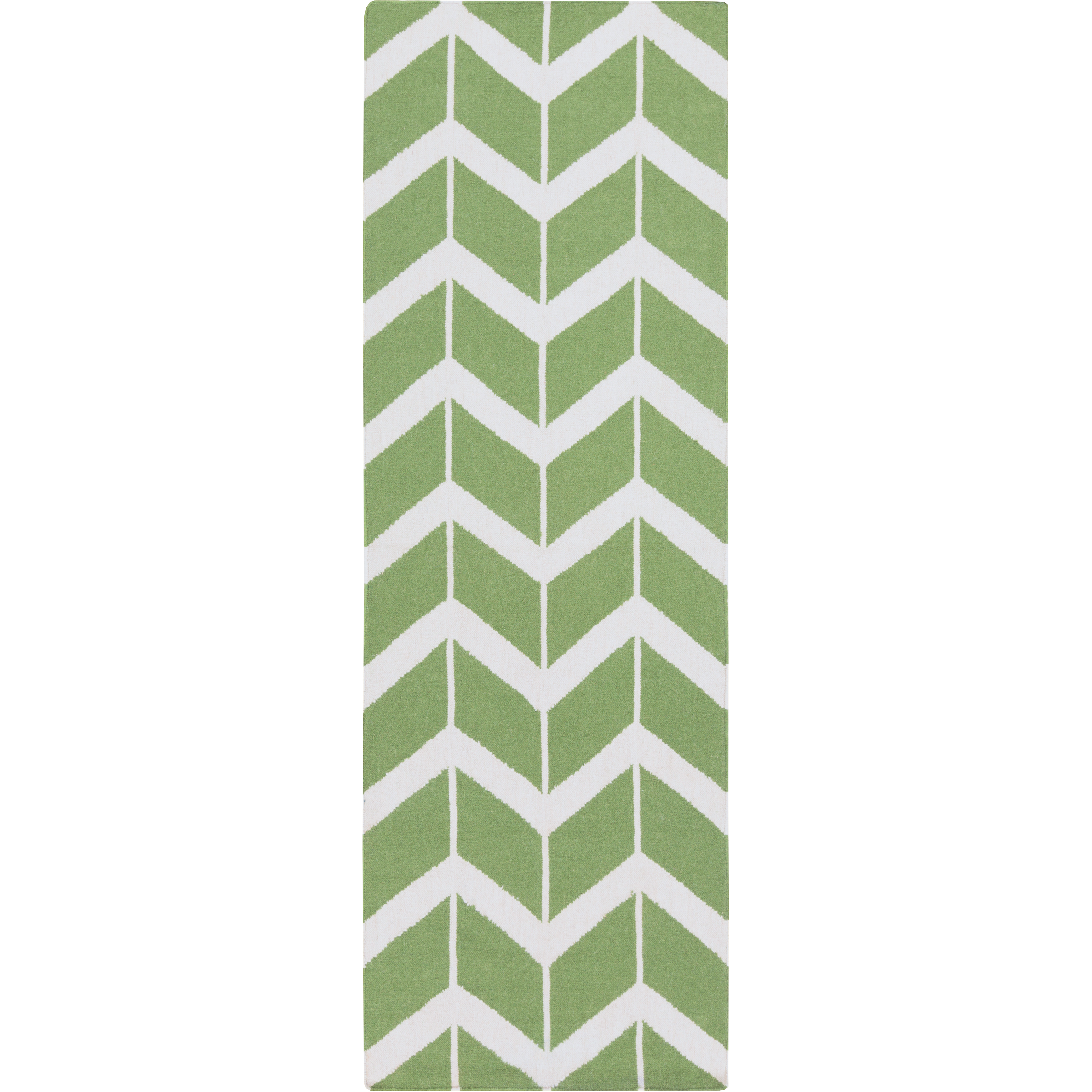 Fallon 96 X 30 inch Teal, Cream Rug