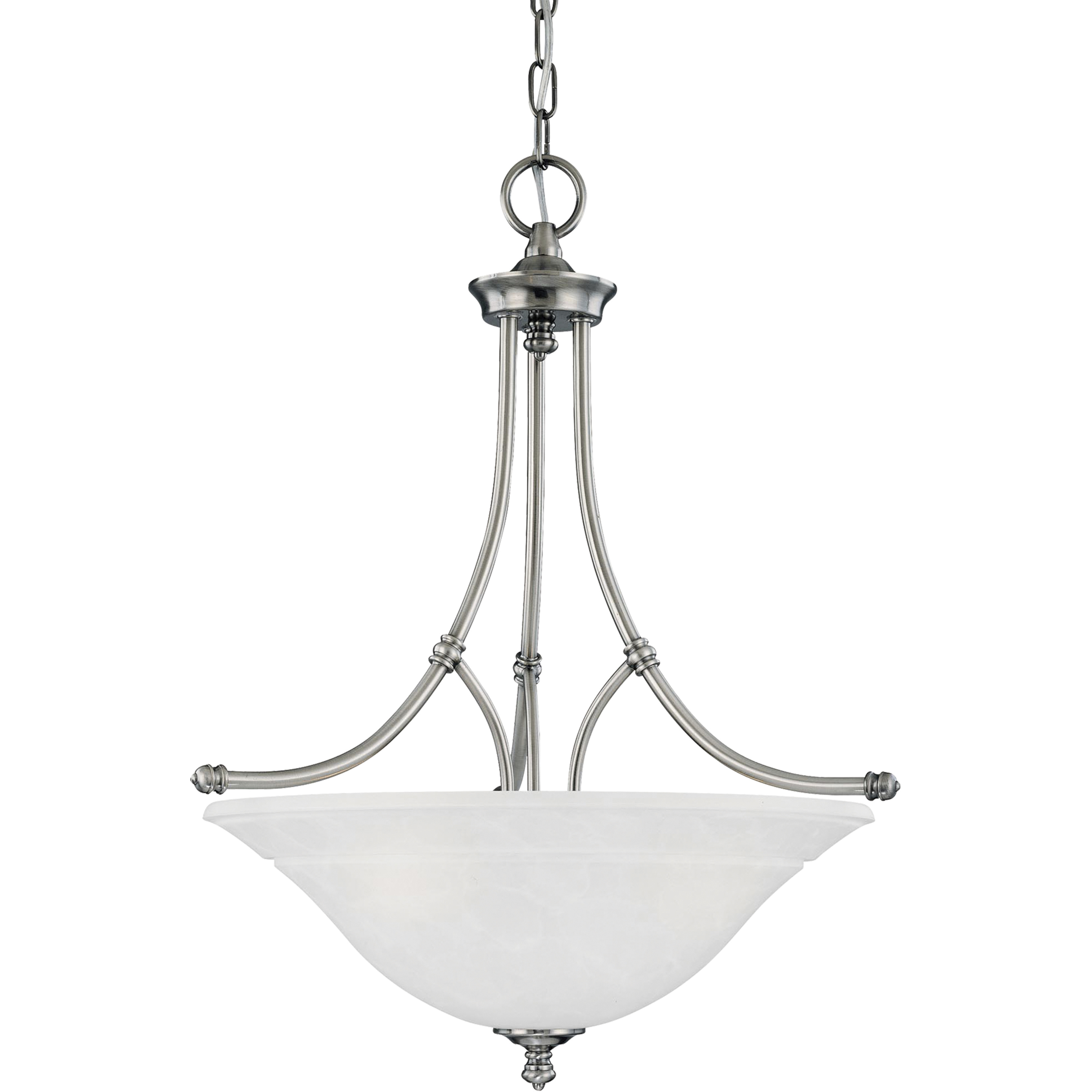 Harmony 3 Light 21 inch Satin Pewter Pendant Ceiling Light