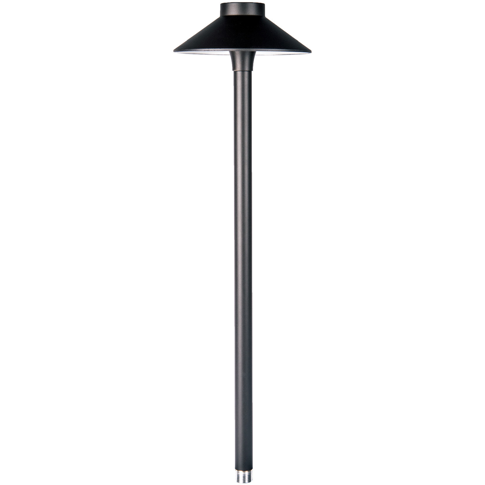 Tiki 12 6.5 watt Black Path and Area Light in 2700K Warm LED, WAC Landscape