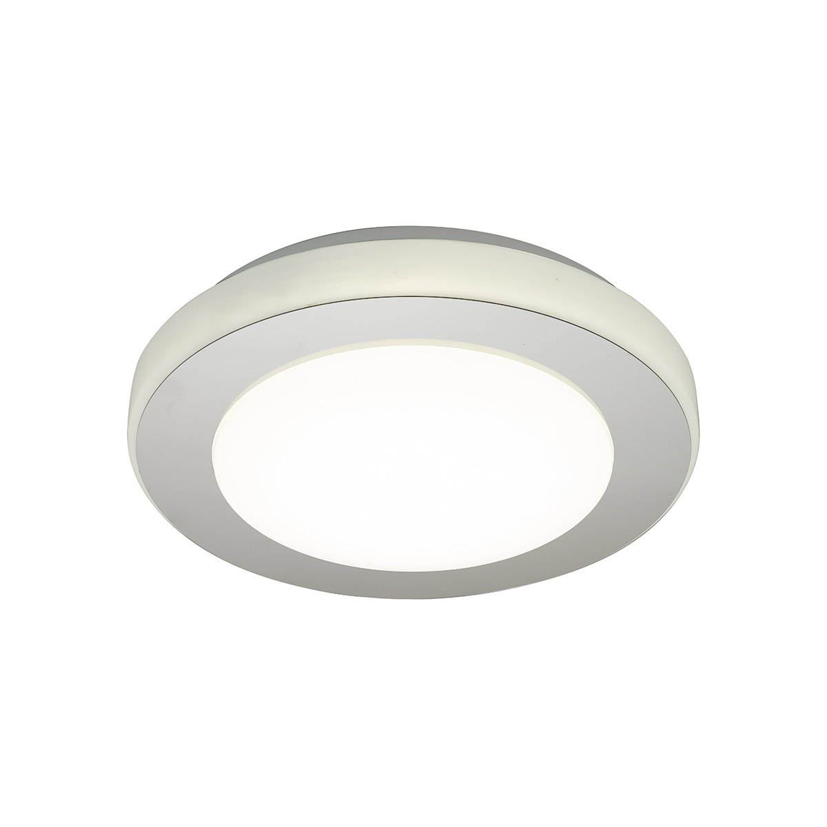 LED Carpi LED 11.81 inch Chrome and White Flush Mount Ceiling Light