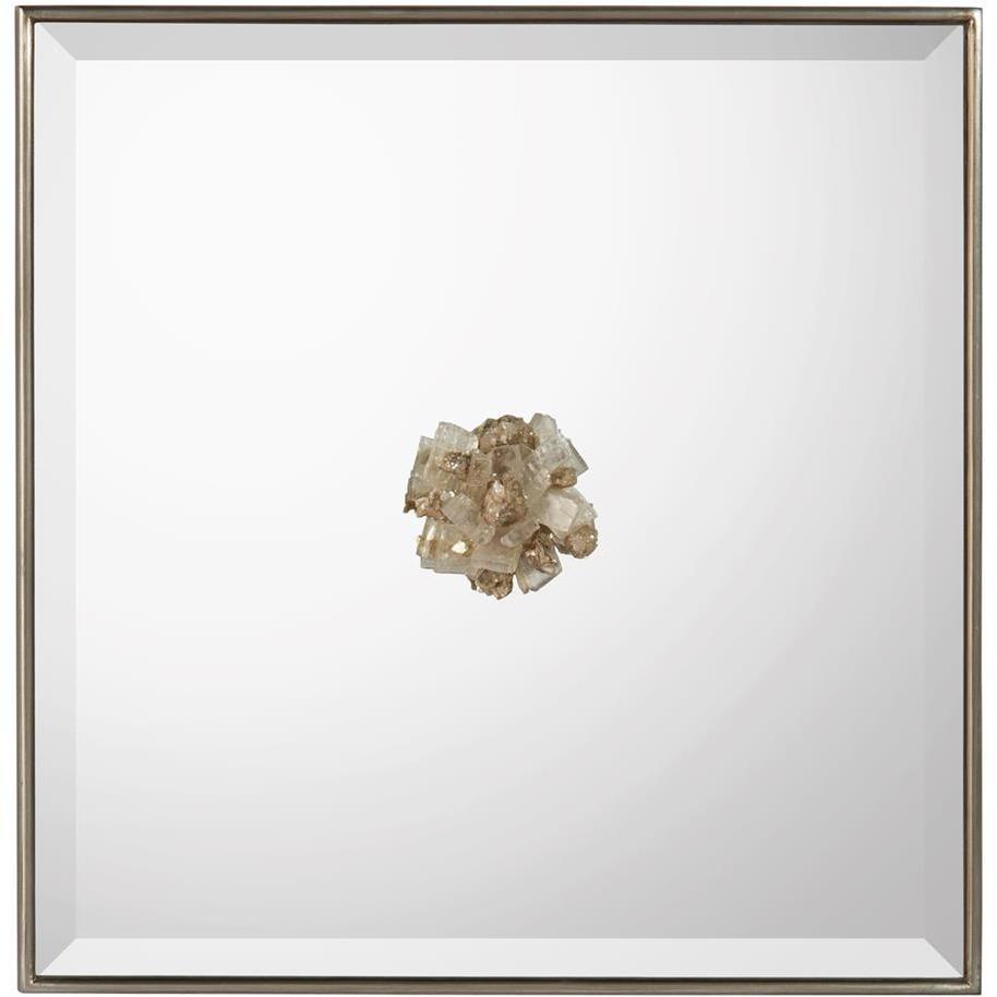 Constellation Brushed Silver Wall Mirror