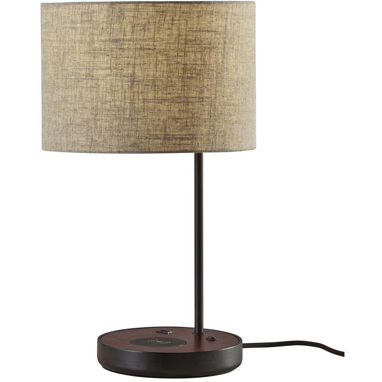 Adesso qi shelf charging floor lamp outlet