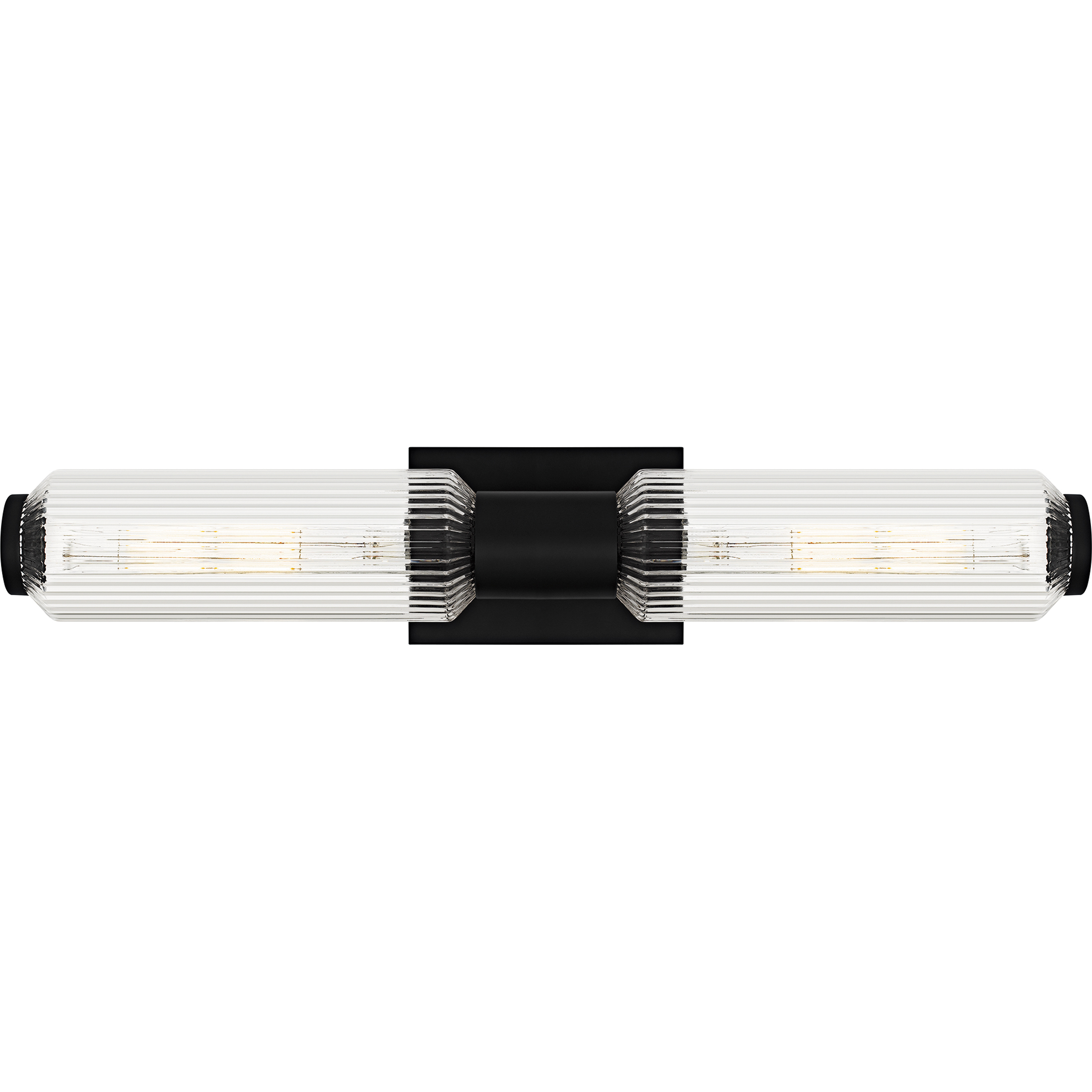 Hawes 2 Light 23.5 inch Matte Black Bath Light Wall Light, Medium