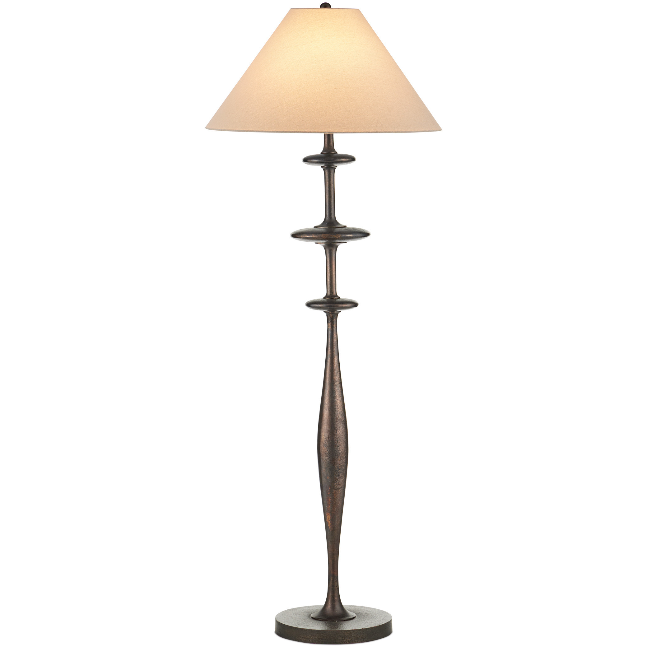 Aqueous 64.5 inch 150 watt Dark Bronze Floor Lamp Portable Light