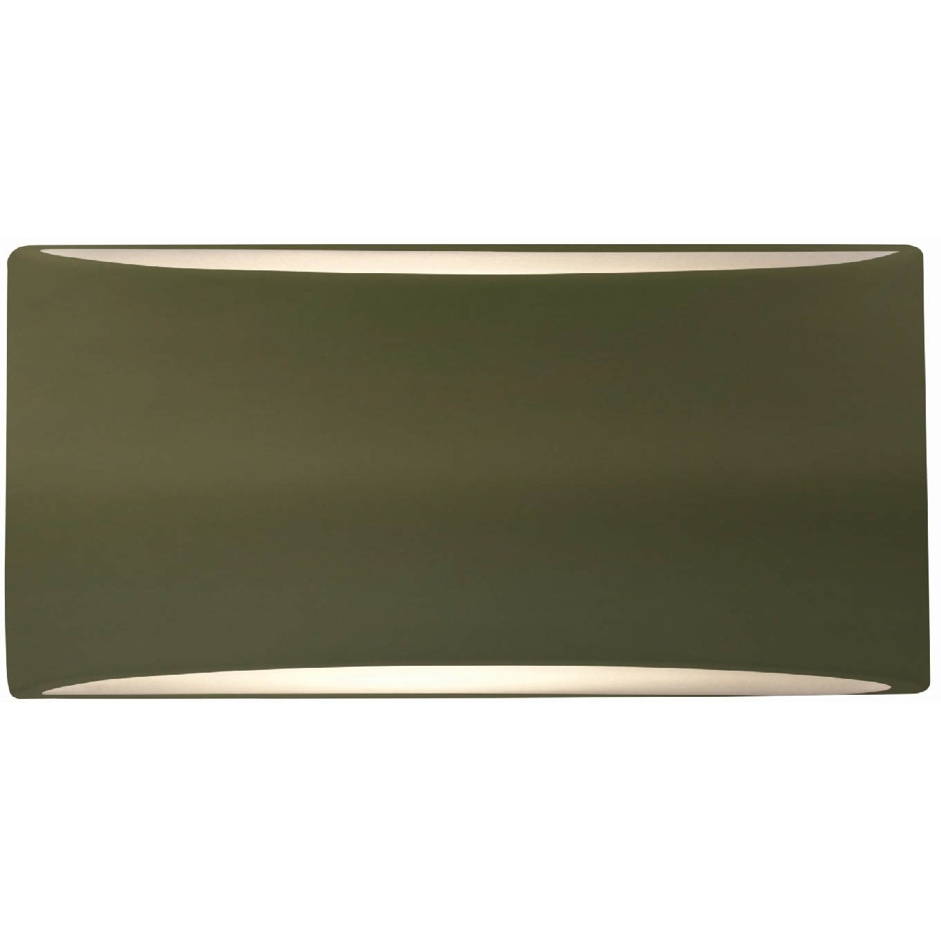 Ambiance 1 Light 10 inch Matte Green Wall Sconce Wall Light