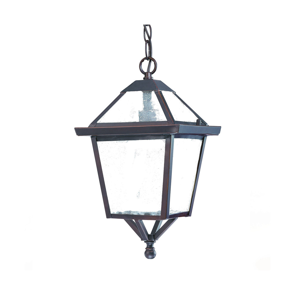 Bay Street 1 Light 7.75 inch Architectural Bronze Exterior Hanging Lantern