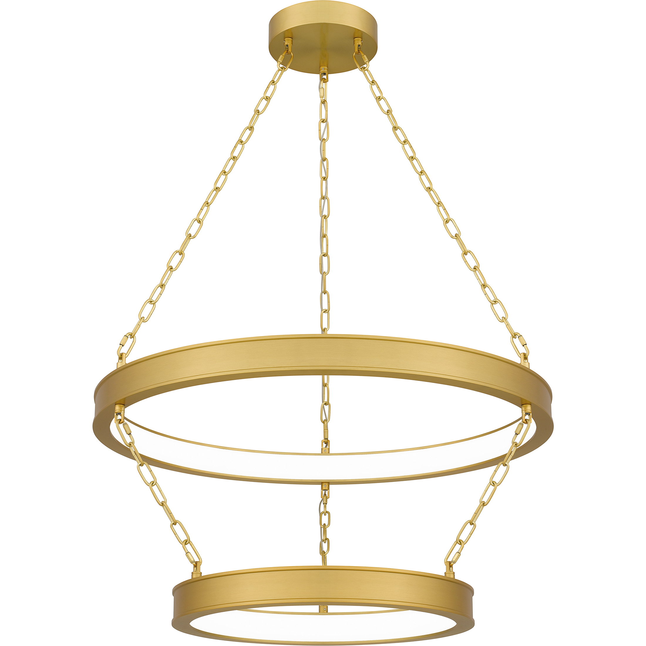 Ozara LED 27.5 inch Antique Brass Pendant Ceiling Light