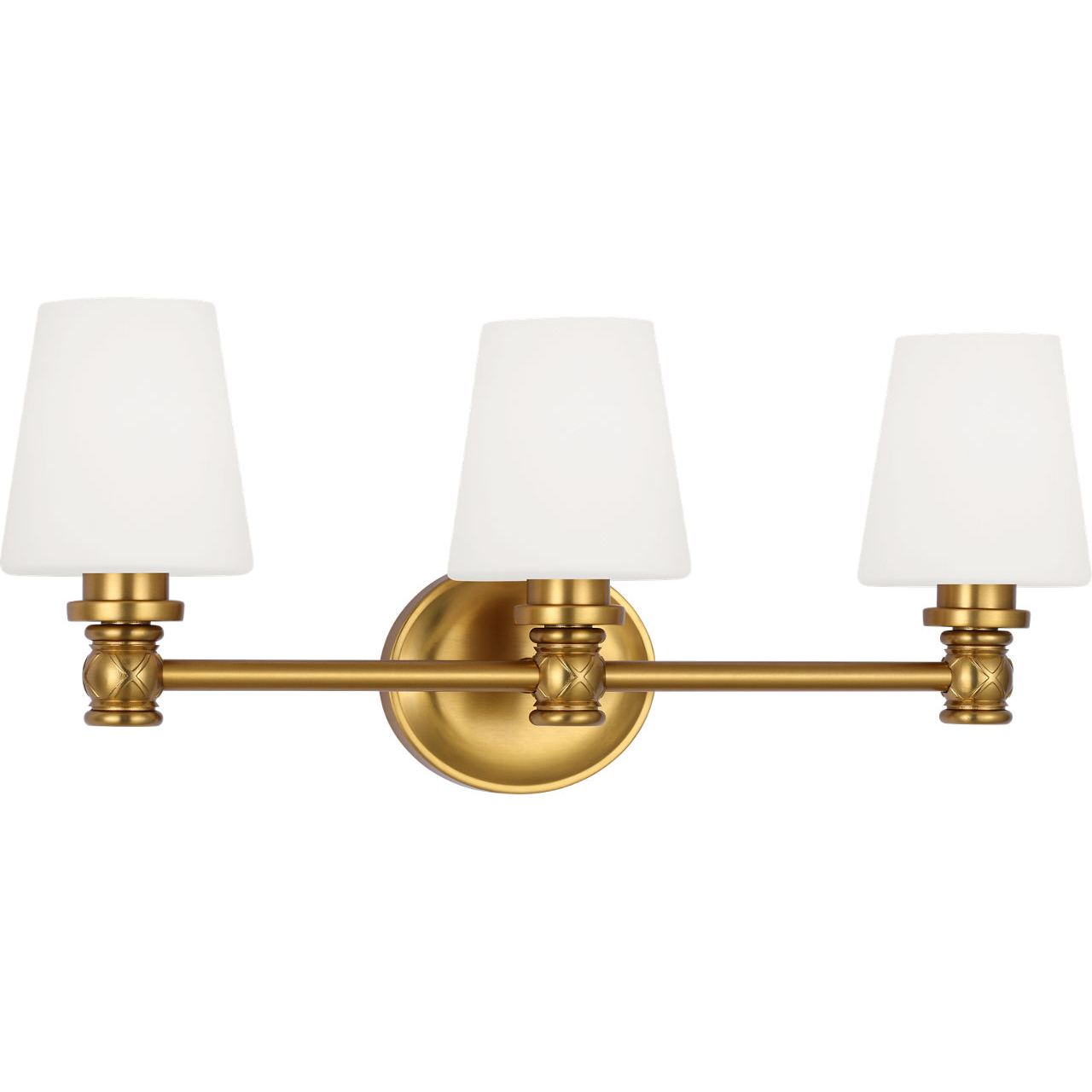Sean Lavin Xavierre 3 Light 23.13 inch Burnished Brass Wall Bath Vanity Wall Light