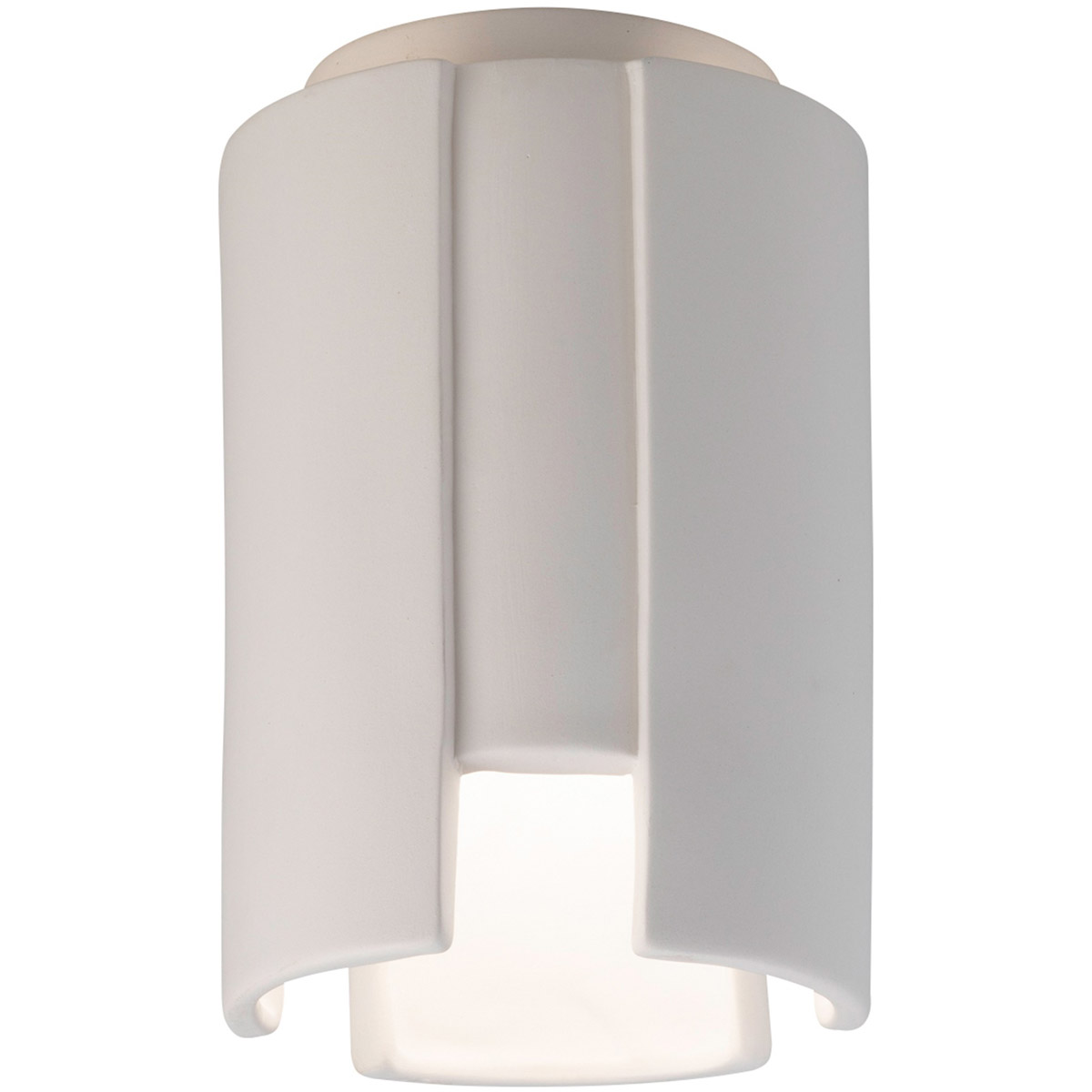 Radiance Collection 1 Light 6.25 inch Antique Silver Outdoor Flush-Mount