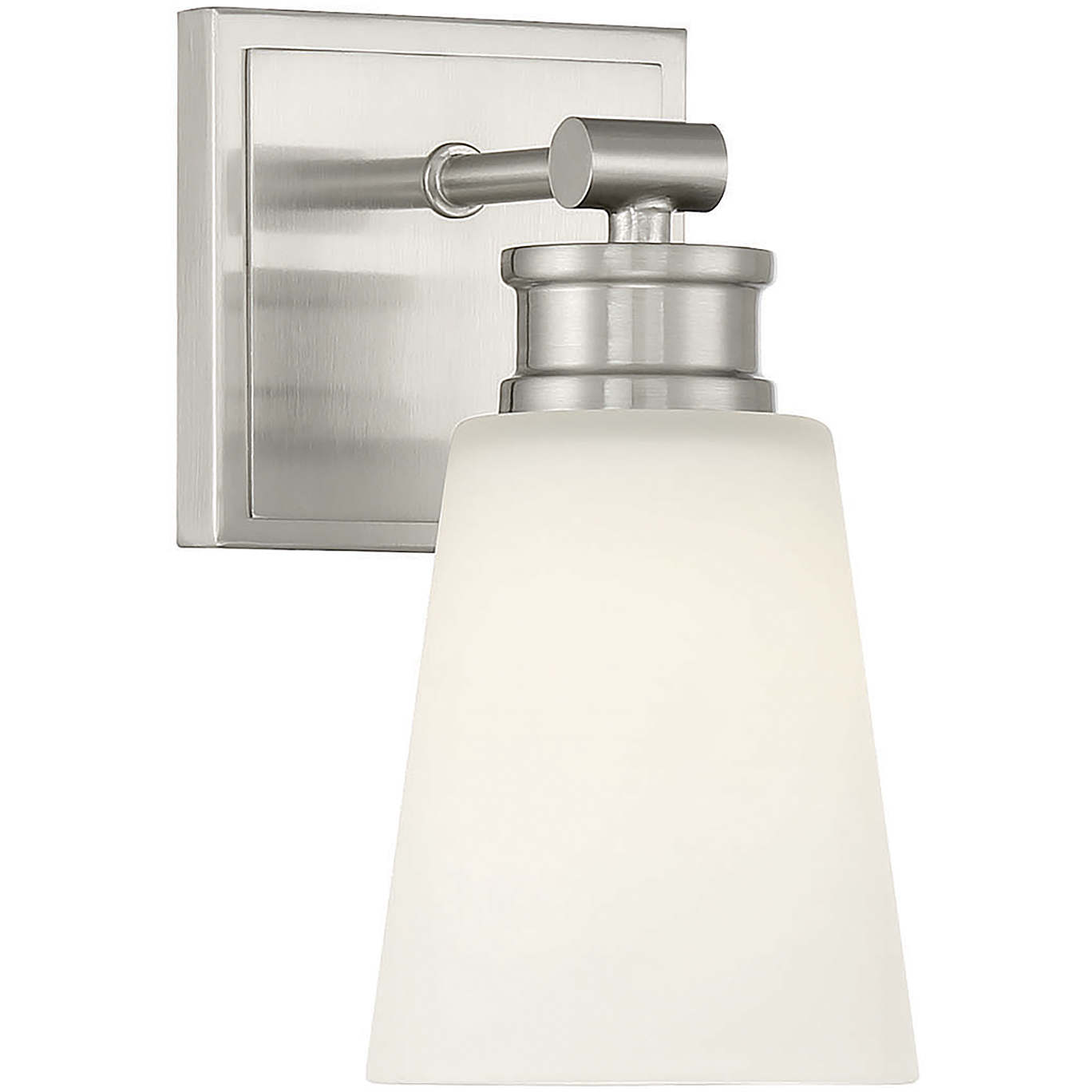 Vintage 1 Light 5 inch Brushed Nickel Wall Sconce Wall Light