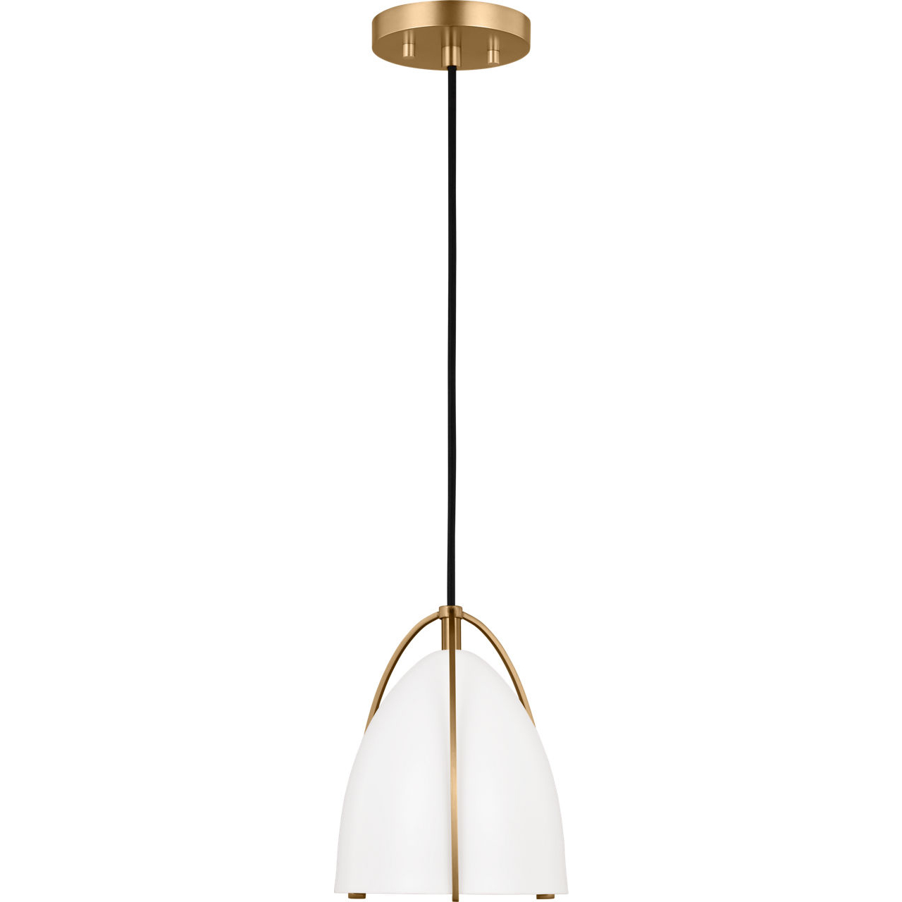 Sean Lavin Norman 1 Light 6.25 inch Satin Brass Pendant Ceiling Light