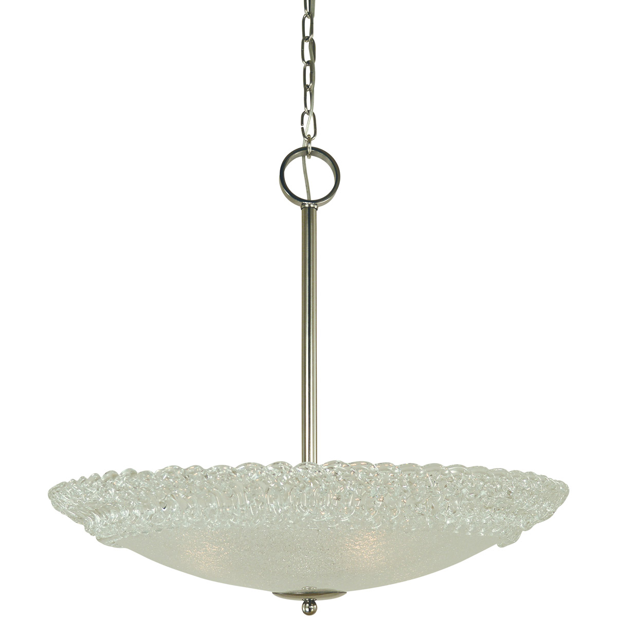 Brocatto 4 Light 24 inch Brushed Nickel Dining Chandelier Ceiling Light