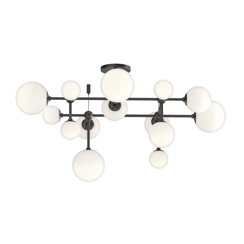 Sabon LED 32.5 inch Satin Black Surface Mount Ceiling Light