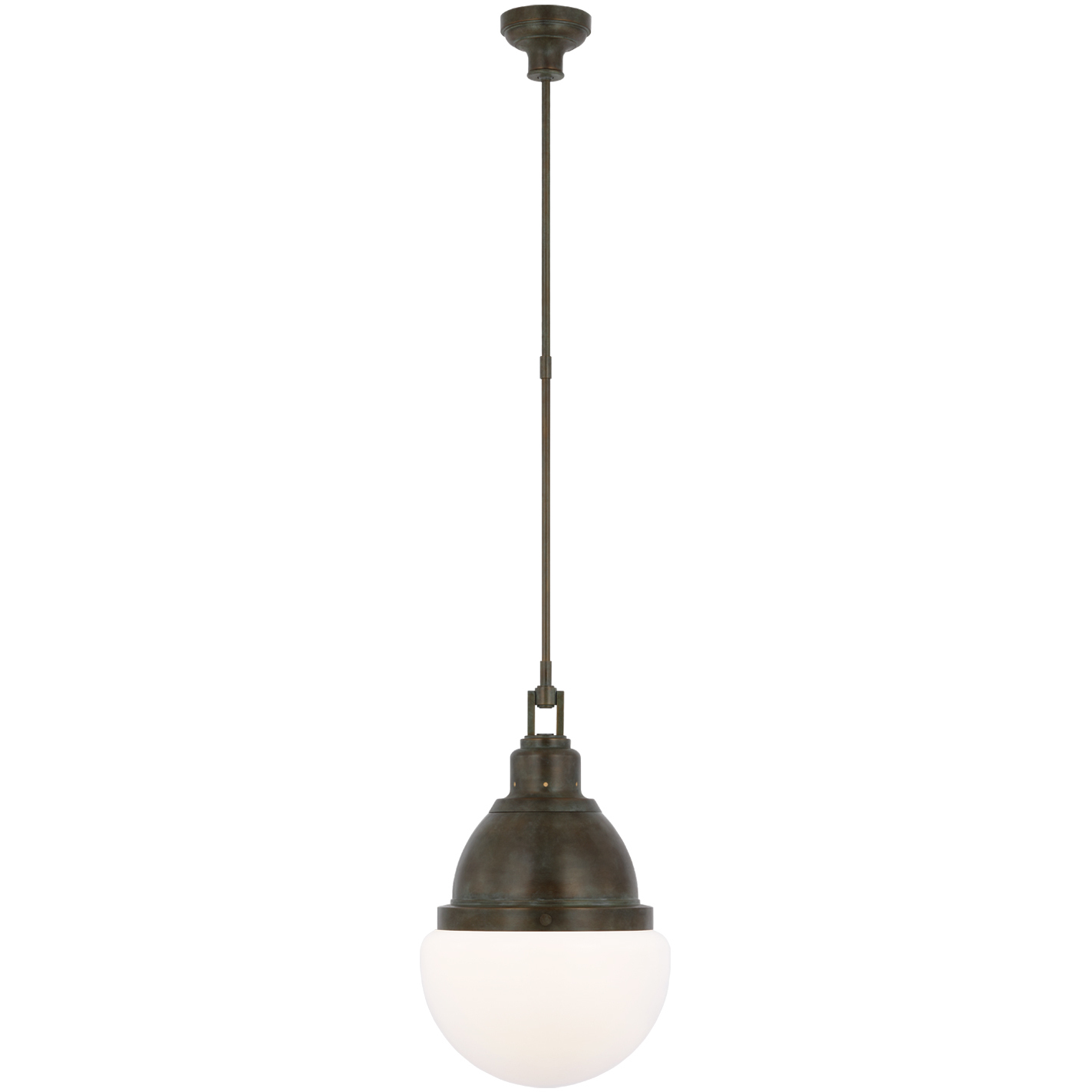 Amber Lewis Bernard LED 13.75 inch Bronze Pendant Ceiling Light