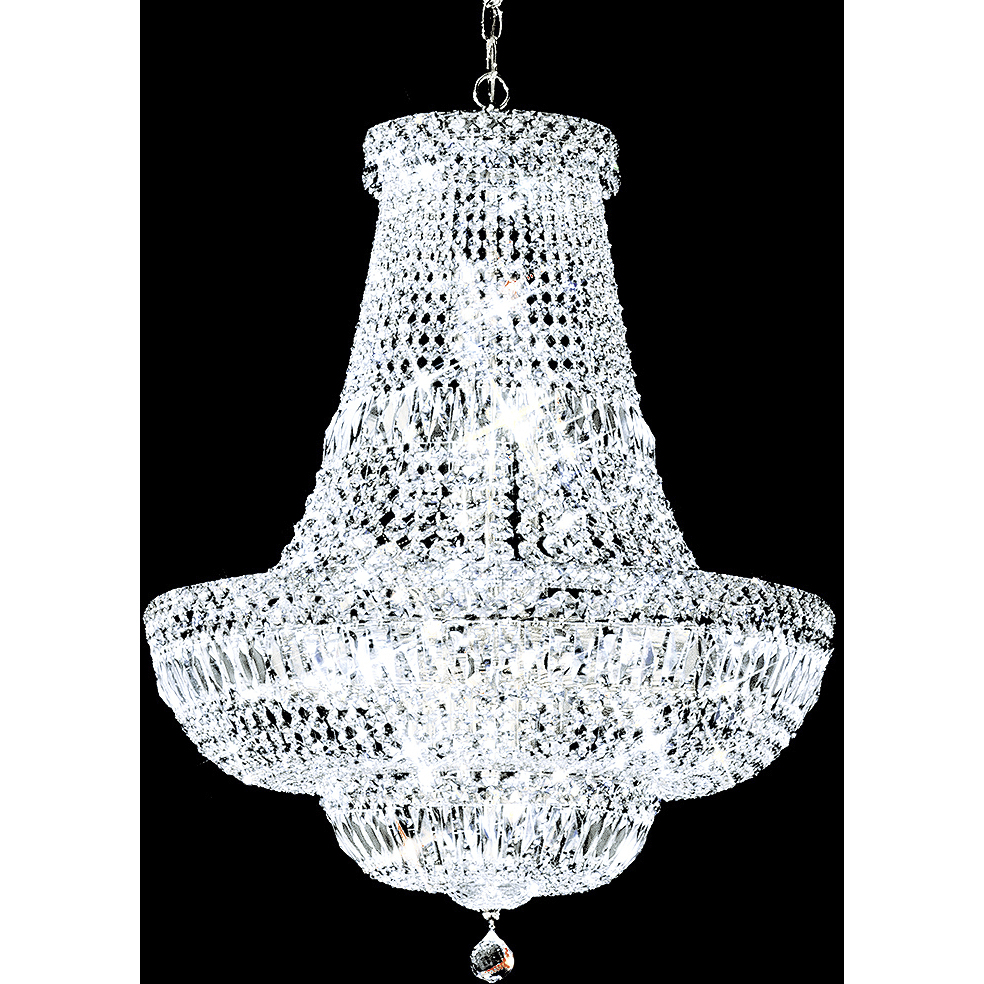 Prestige 30 Light Silver Chandelier Ceiling Light
