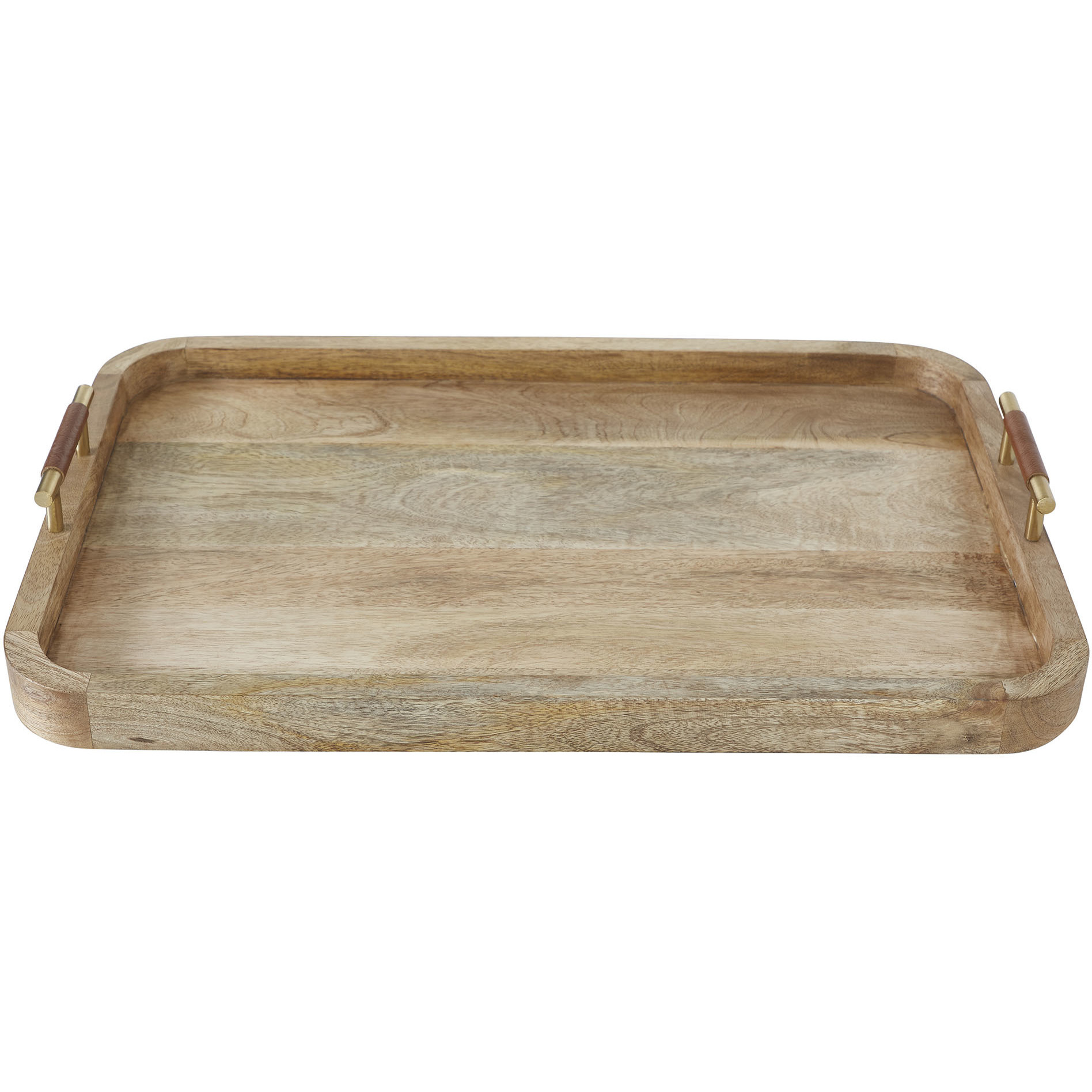 Mango Natural Tray with Handles