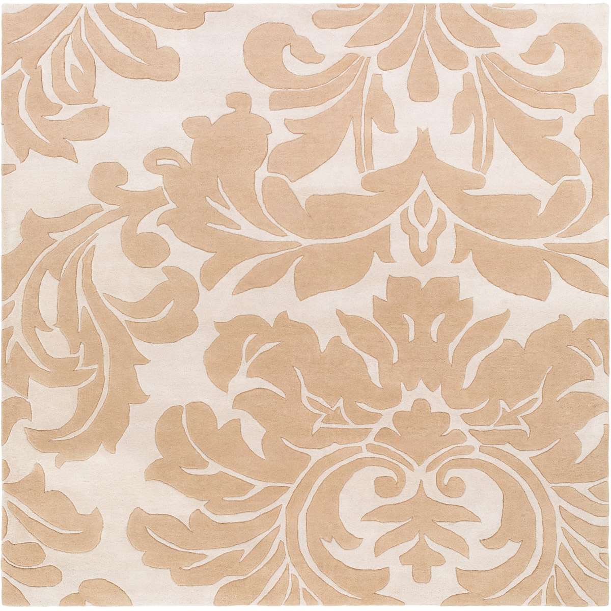 Athena 117 X 117 inch Brown and Neutral Area Rug, Wool