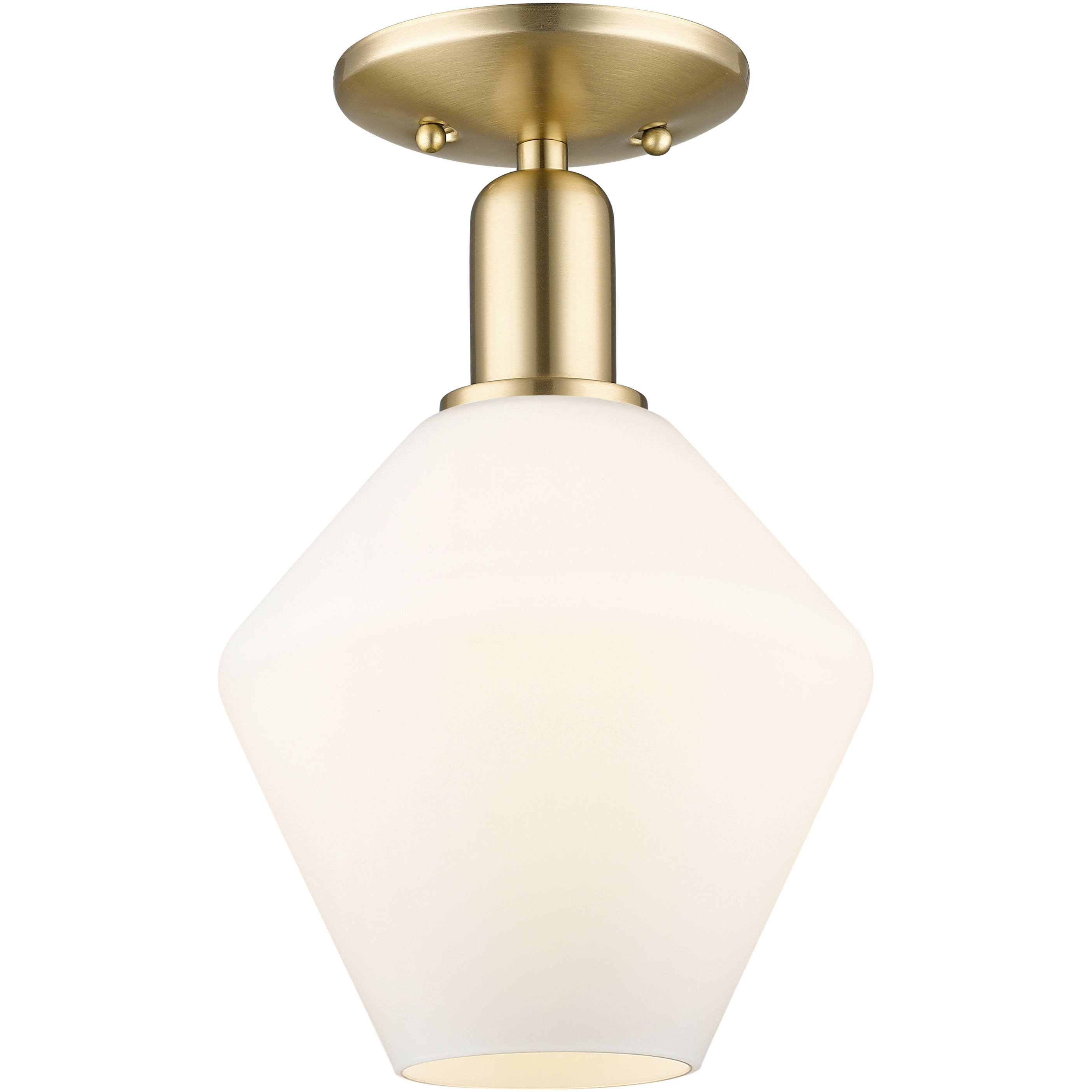 Arcadia Cindyrella 1 Light 8 inch Champagne Bronze Semi-Flush Mount Ceiling Light