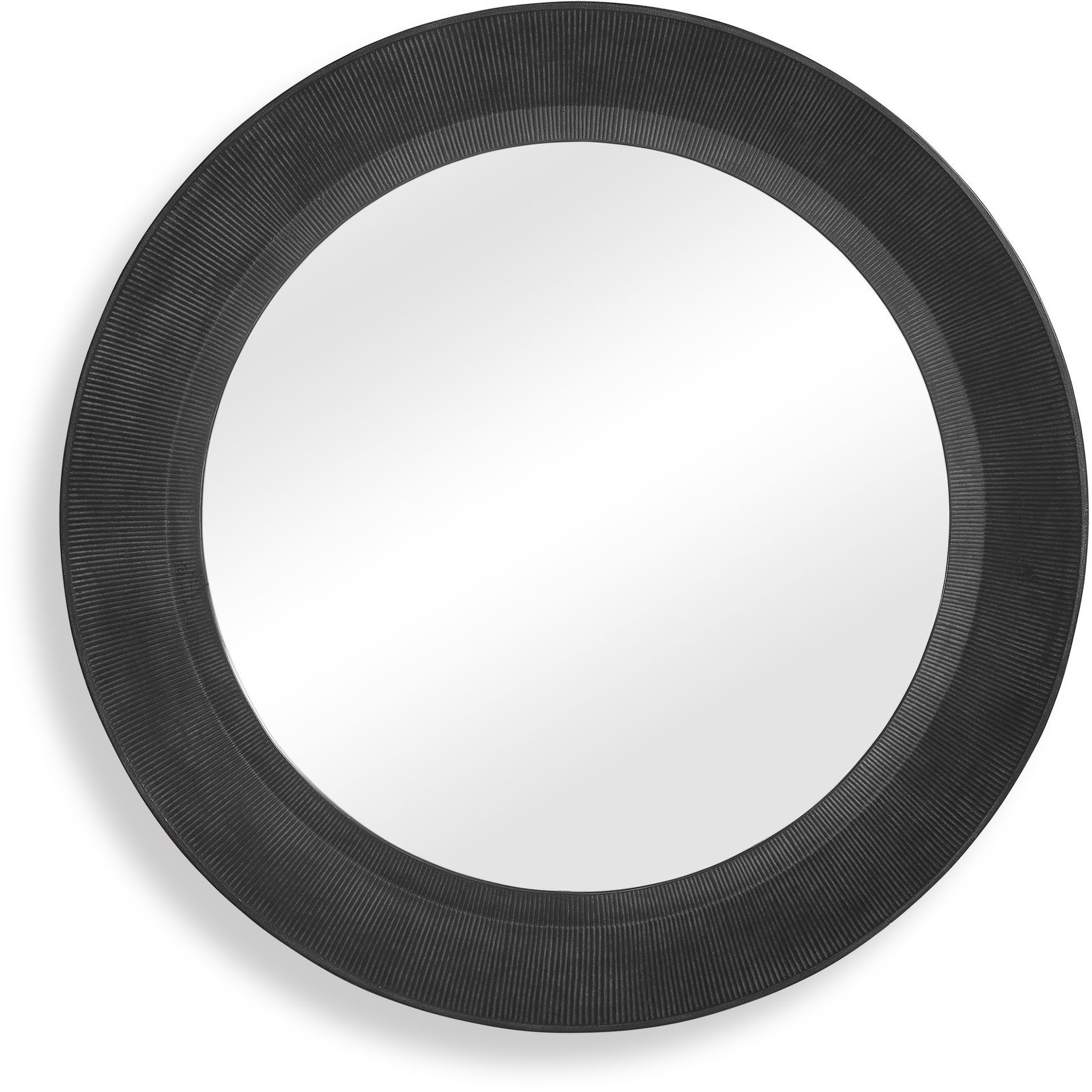 Montgomery 39.5 X 39.5 inch Rustic Black with Light Gray Wash Mirror