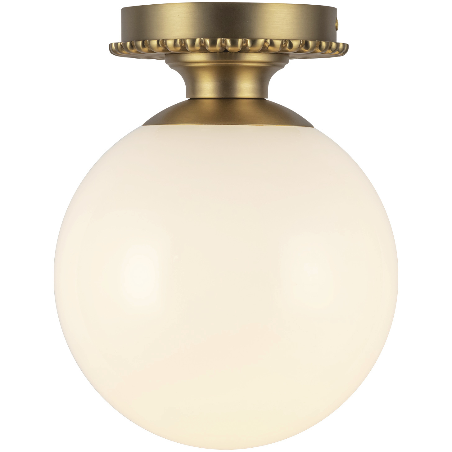 Alora Mood Otis 1 Light 7.88 inch Brushed Gold Semi-Flush Mount Ceiling Light