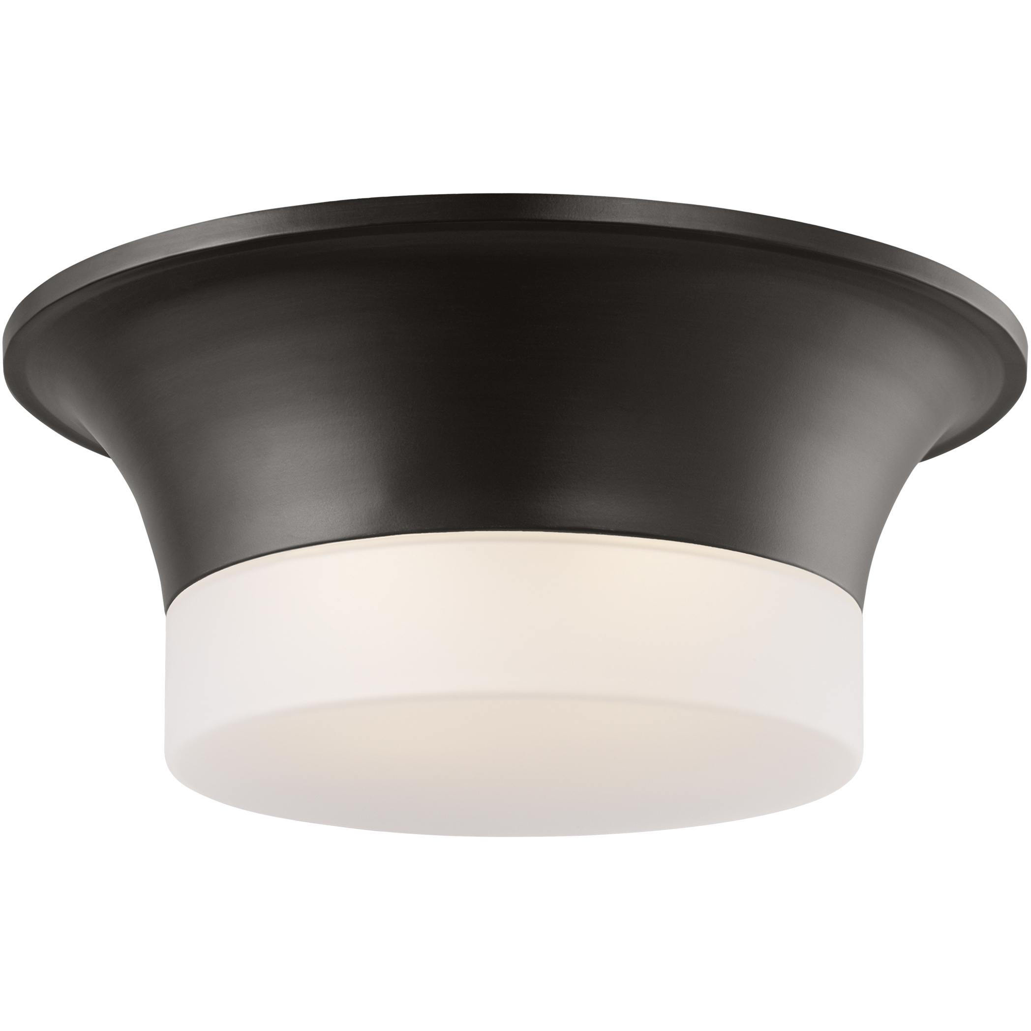 AH by Alexa Hampton Sina 2 Light 14.75 inch Aged Iron Flush Mount Ceiling Light