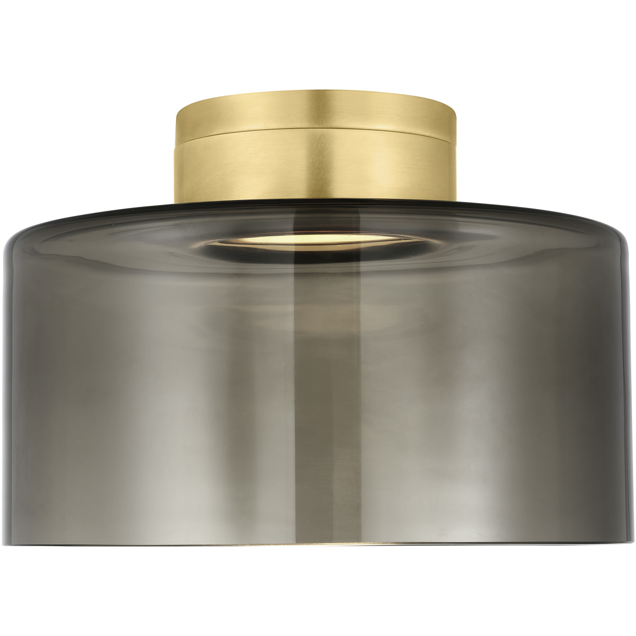 Sean Lavin Manette LED 11 inch Natural Brass Flush Mount Ceiling Light, Integrated LED