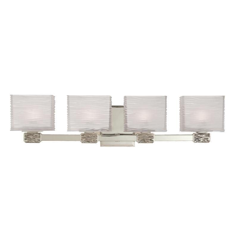 Hartsdale 4 Light 26 inch Satin Nickel Bath and Vanity Wall Light