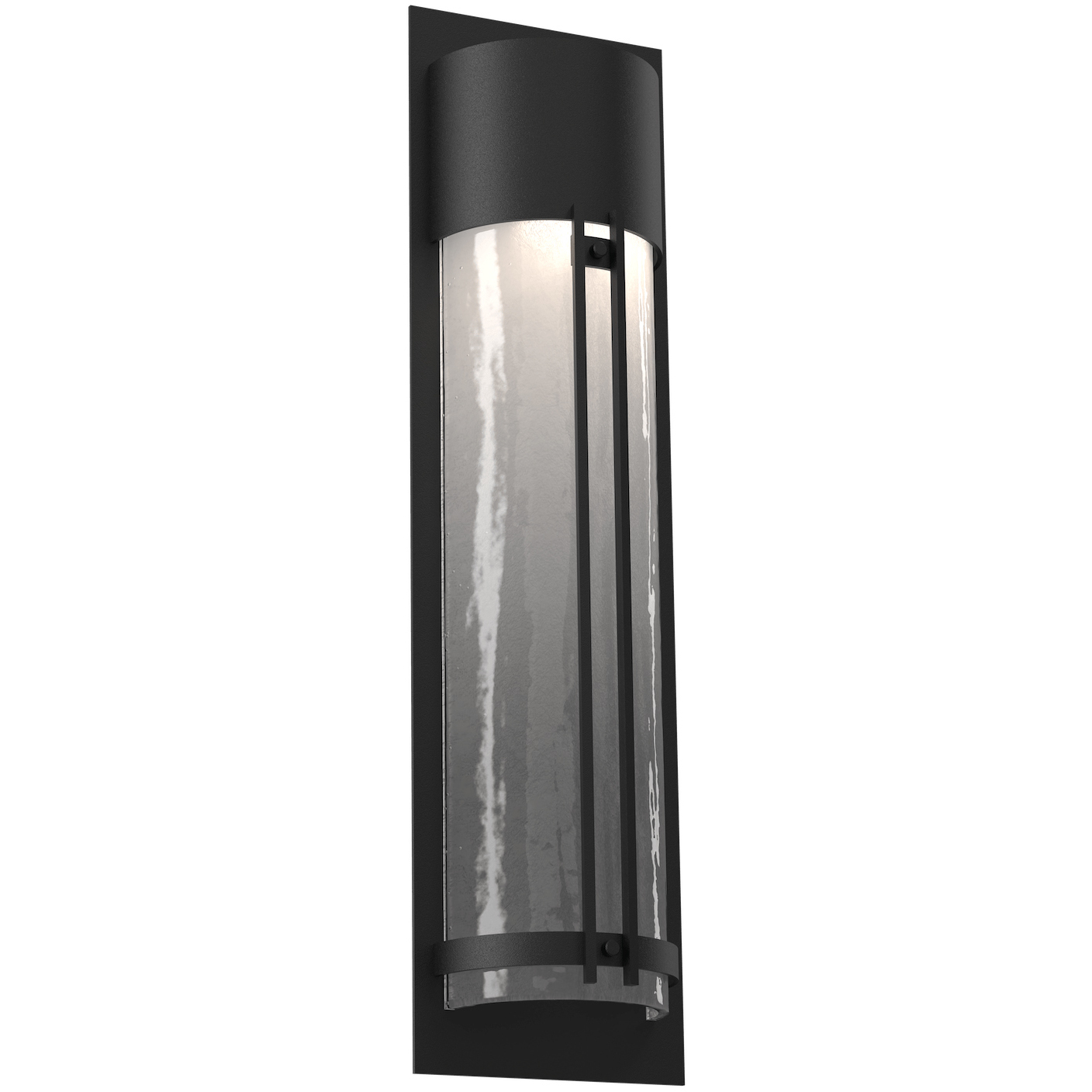 Outdoor Round Motif 1 Light 26 inch Statuary Bronze Outdoor Sconce in GU10 Halogen, Frosted Granite, Medium Round