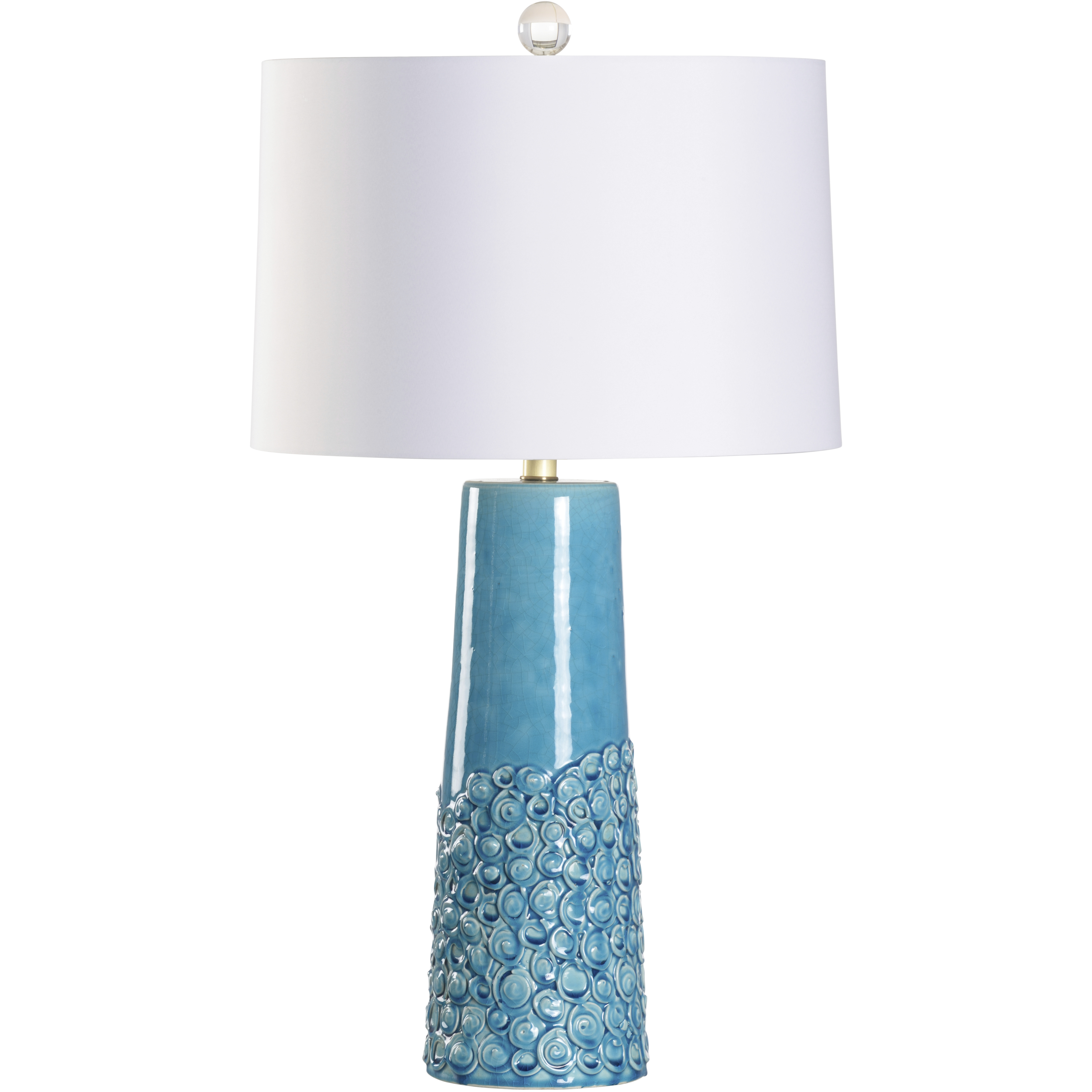 Hvar 22.25 inch 100.00 watt Blue Table Lamp Portable Light