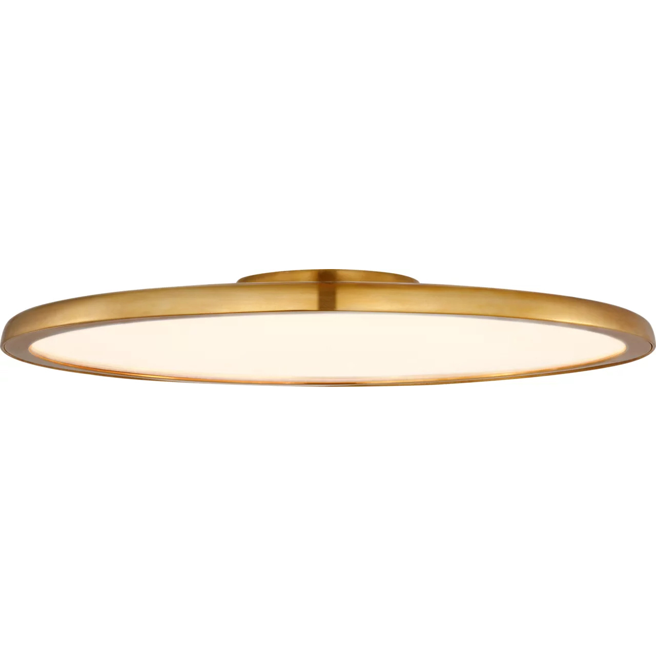 Peter Bristol Dot LED 22.25 inch Natural Brass Flush Mount Ceiling Light