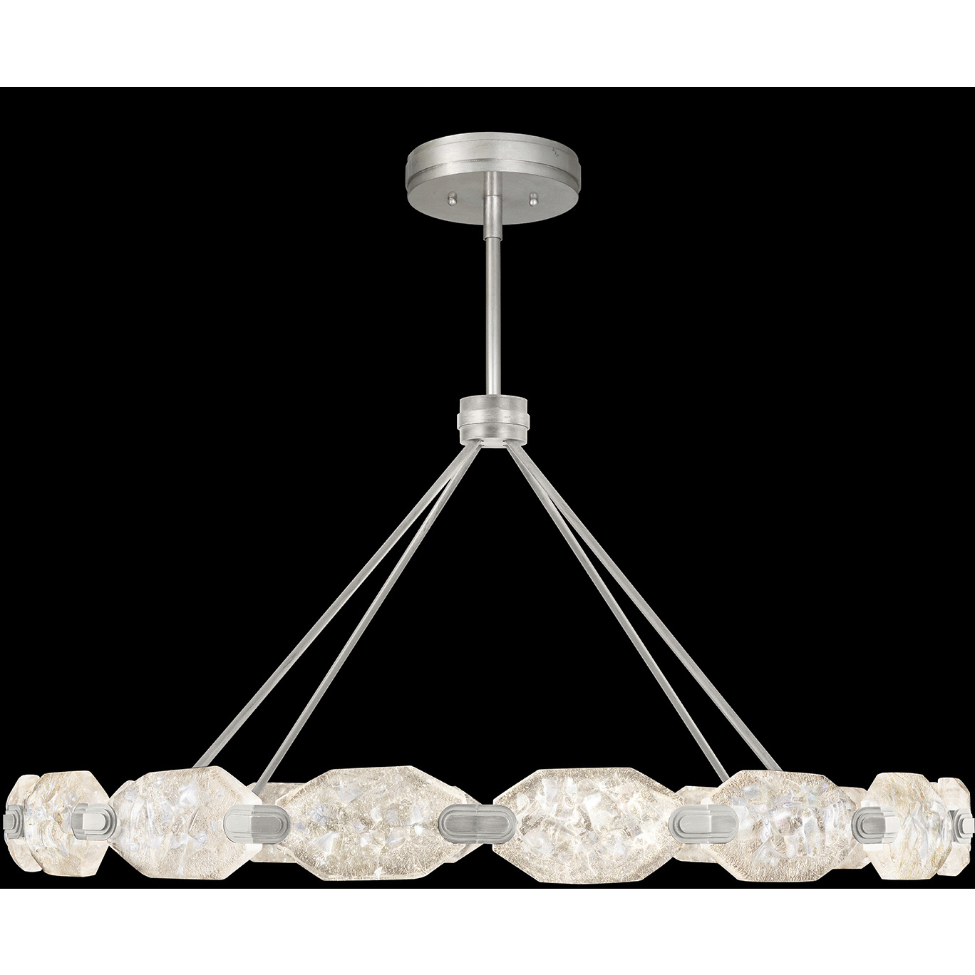 Allison Paladino LED 48.5 inch Silver Pendant Ceiling Light