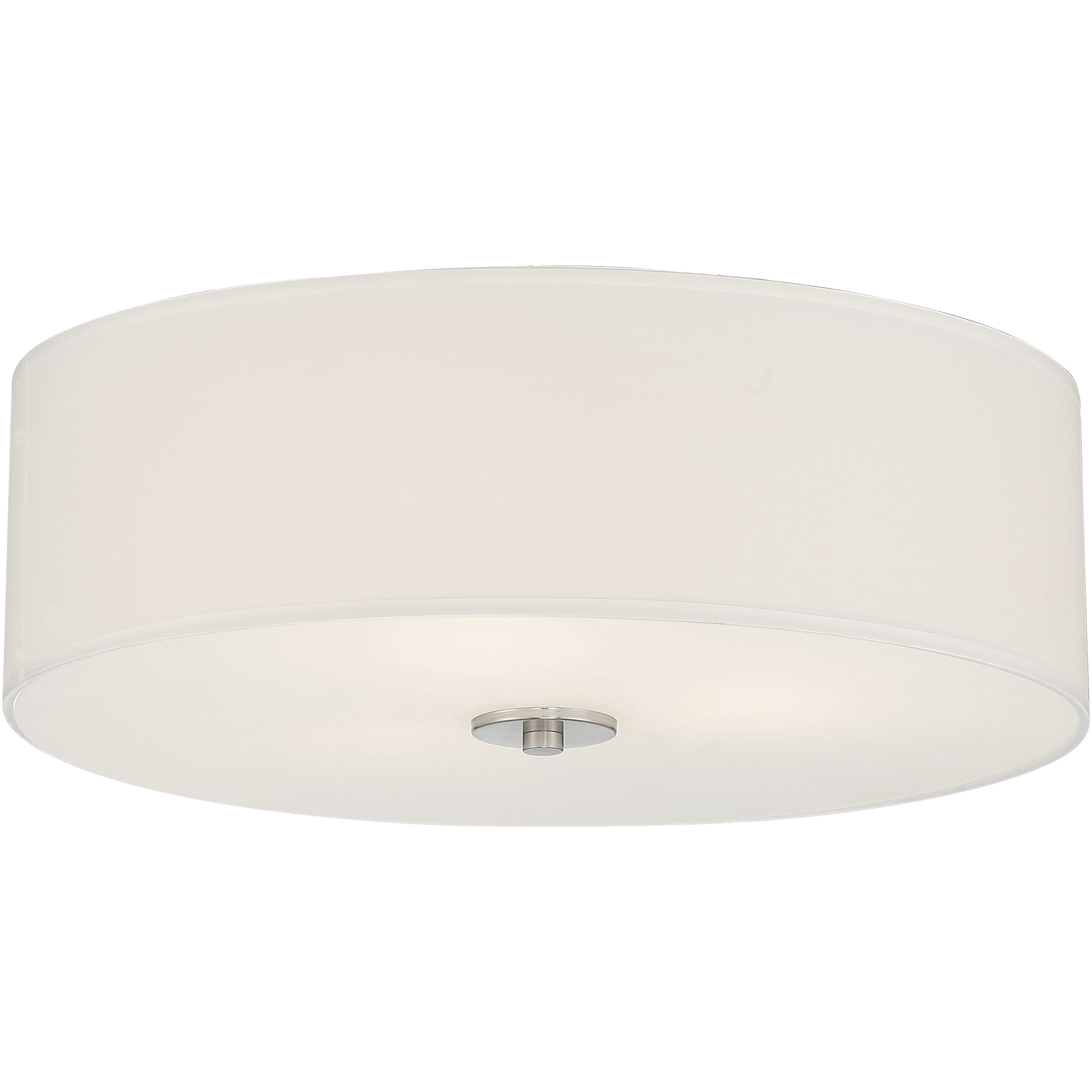 Mid Town LED 18 inch Brushed Steel Flush Mount Ceiling Light