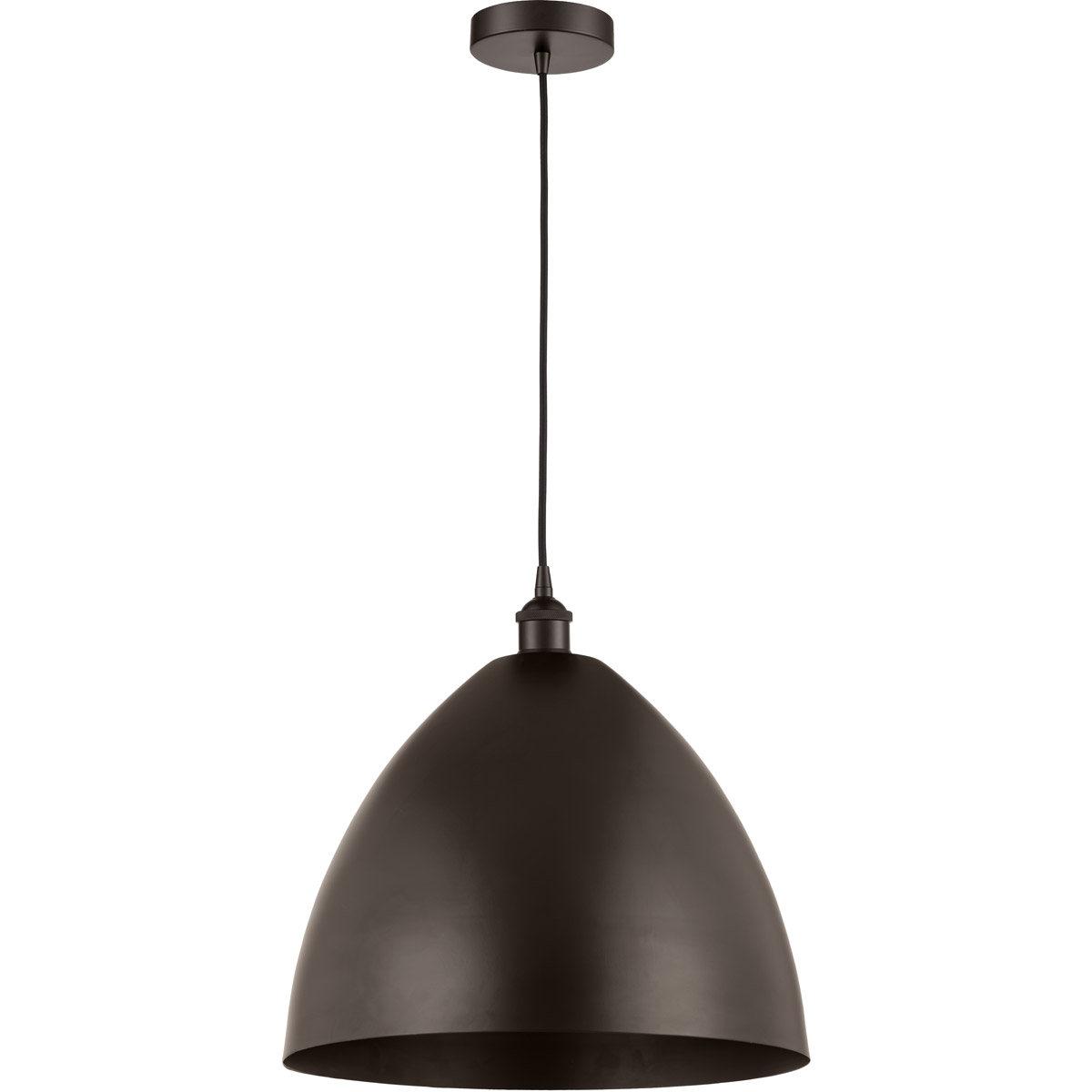Edison Dome LED 16 inch Oil Rubbed Bronze Mini Pendant Ceiling Light