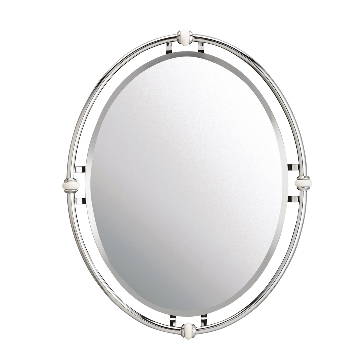 Pocelona 30 X 24 inch Chrome Wall Mirror