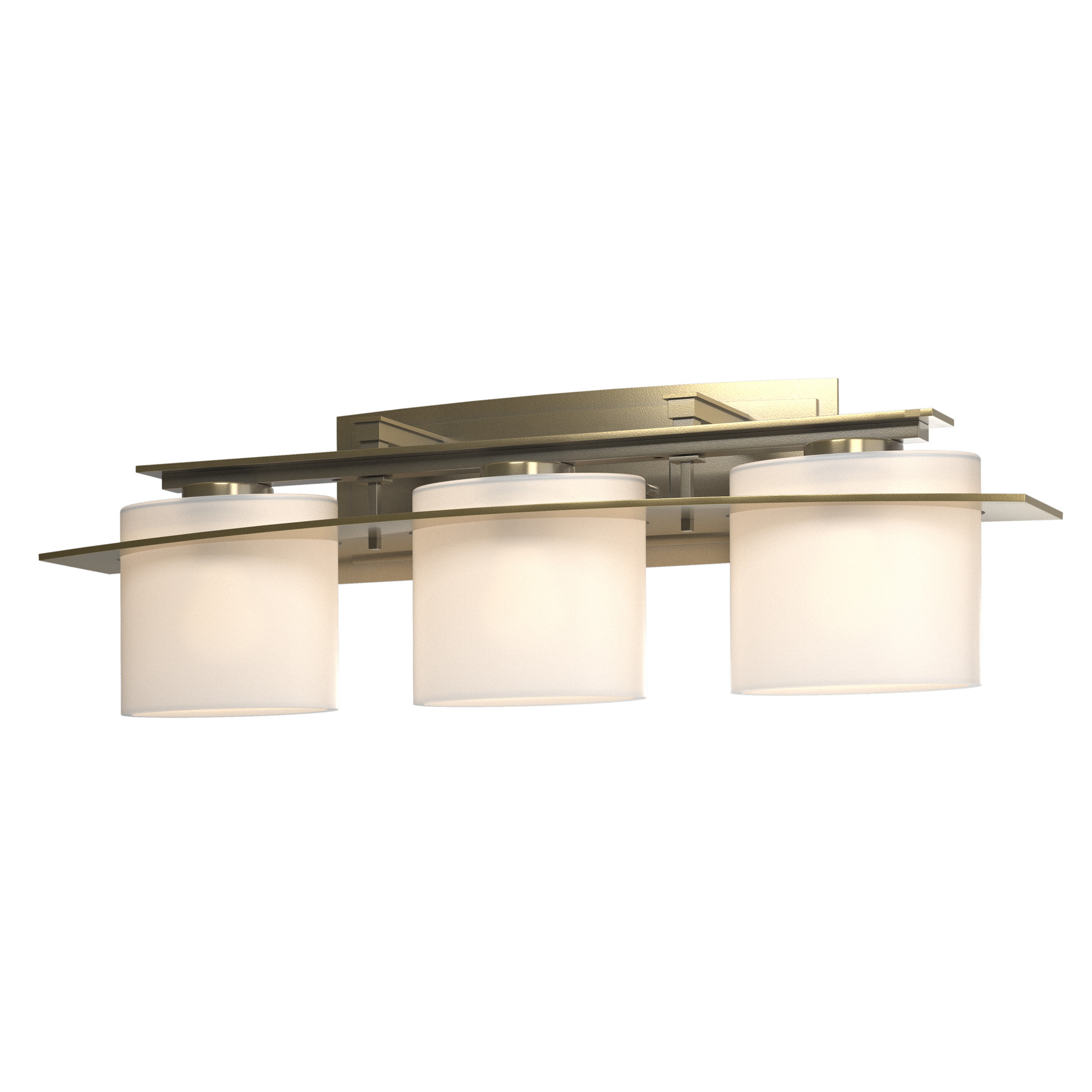 Arc Ellipse 3 Light 25.5 inch Modern Brass Sconce Wall Light
