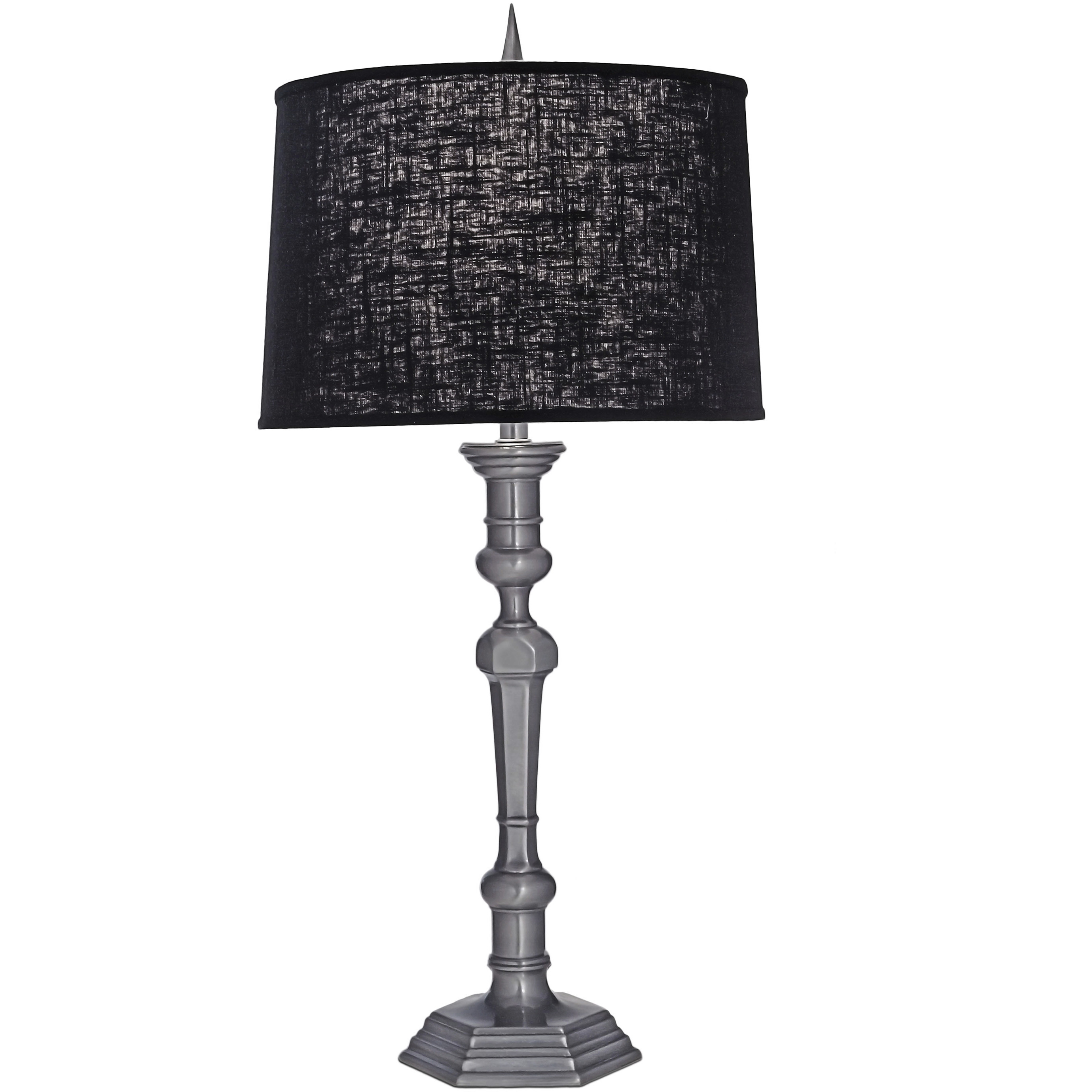 Ellie 32 inch 150 watt Gun Metal Table Lamp Portable Light