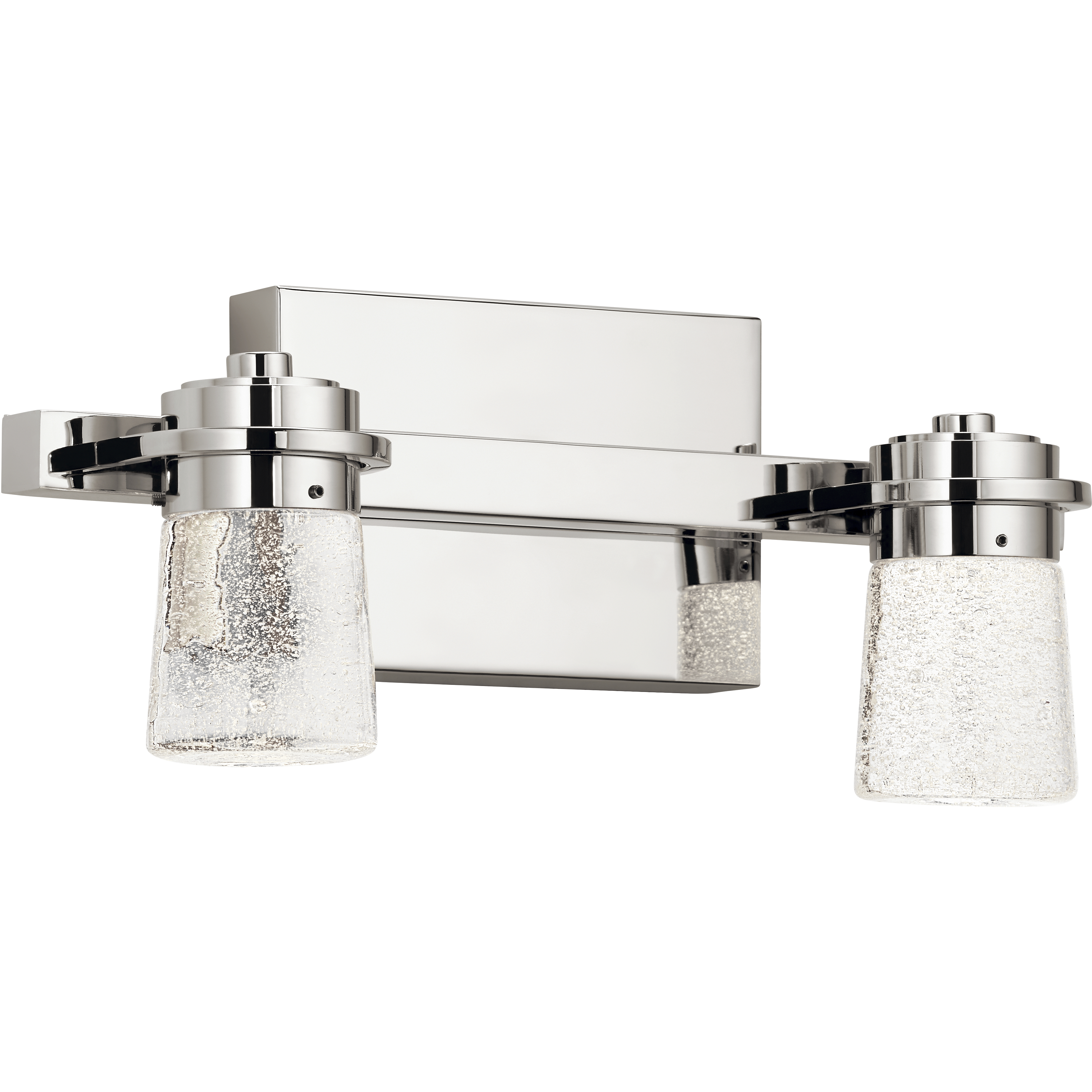 Vada LED 15 inch Polished Nickel Bathroom Vanity Light Wall Light, 2 Arm