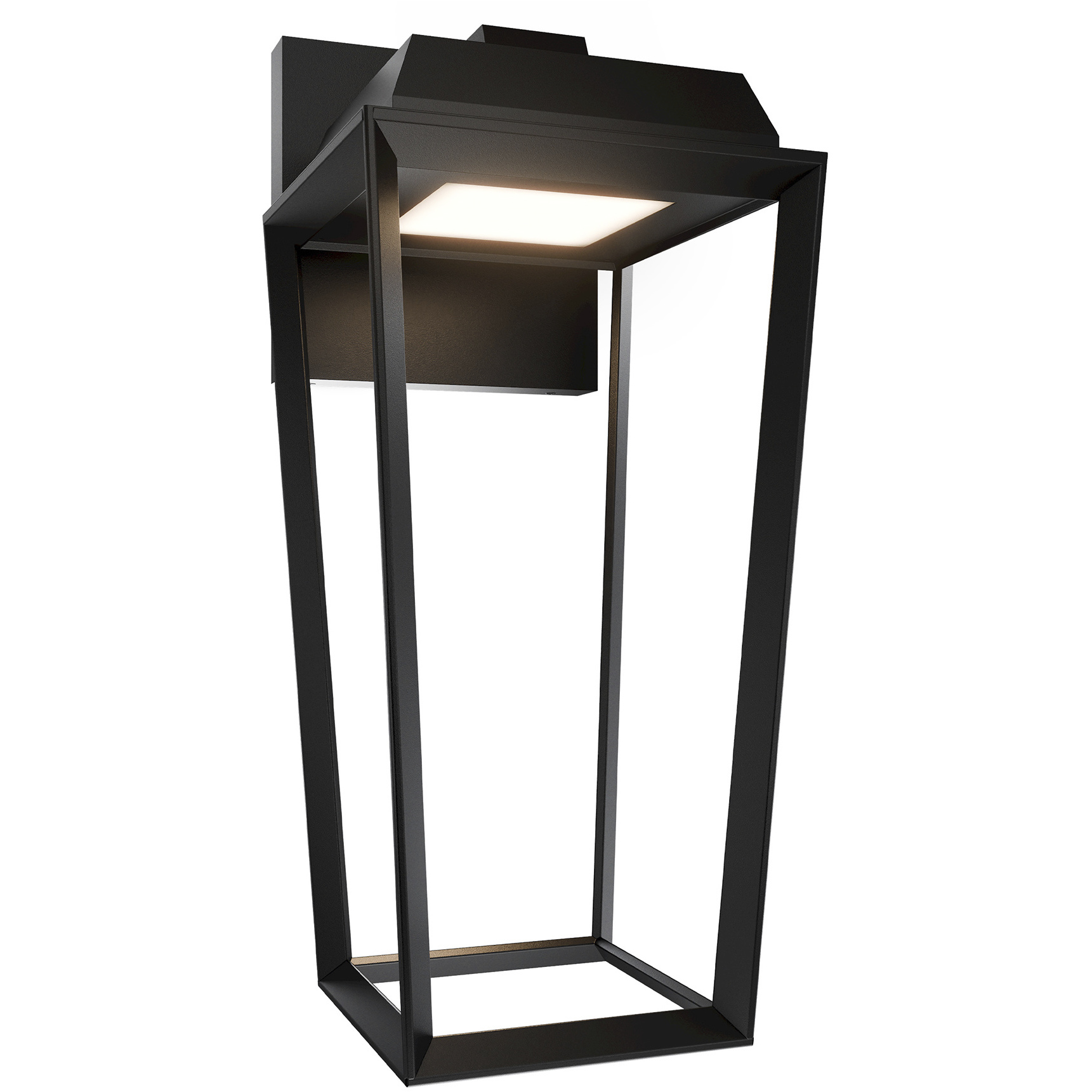 Levee LED 24.75 inch Black Outdoor Wall Light, dweLED