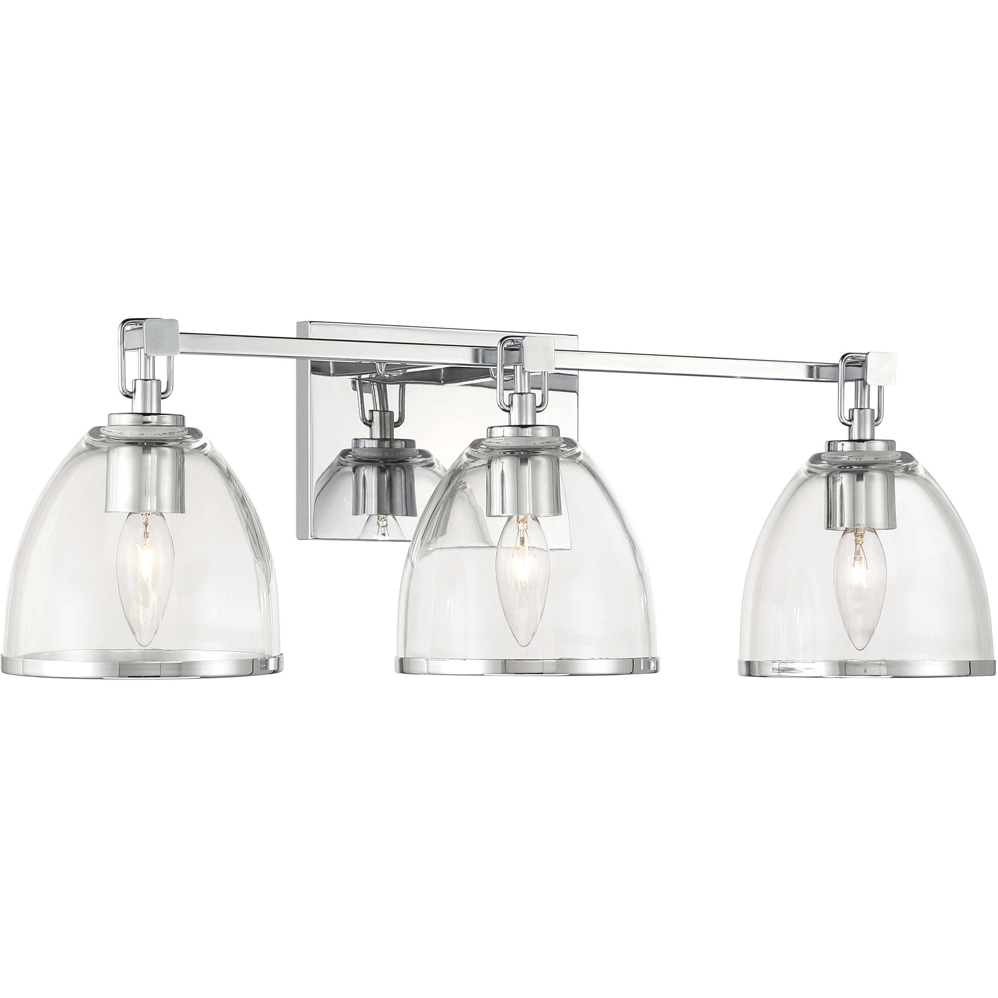Wynnfrost 3 Light 24 inch Chrome Vanity Wall Light