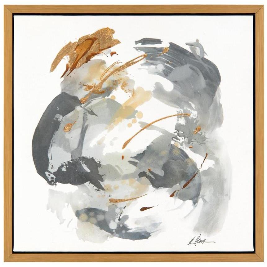 Jackie Ellens' Gold, Silver, and Grey I Giclees