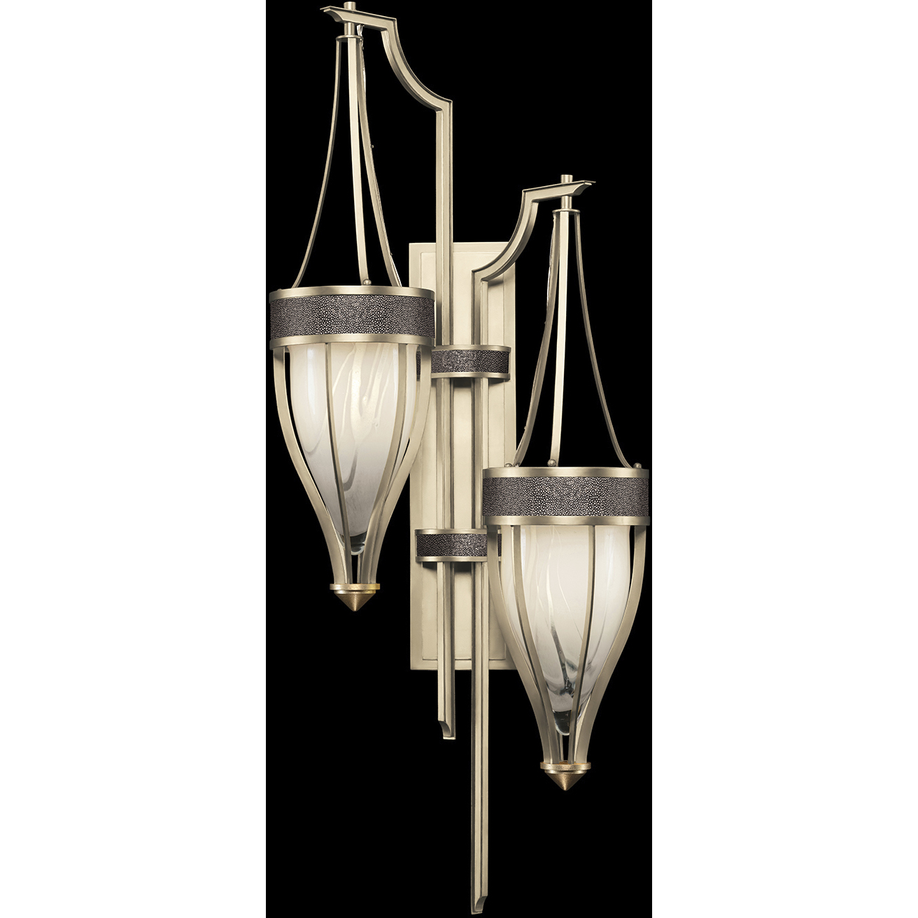 Mirage 2 Light 17.25 inch Gold Sconce Wall Light