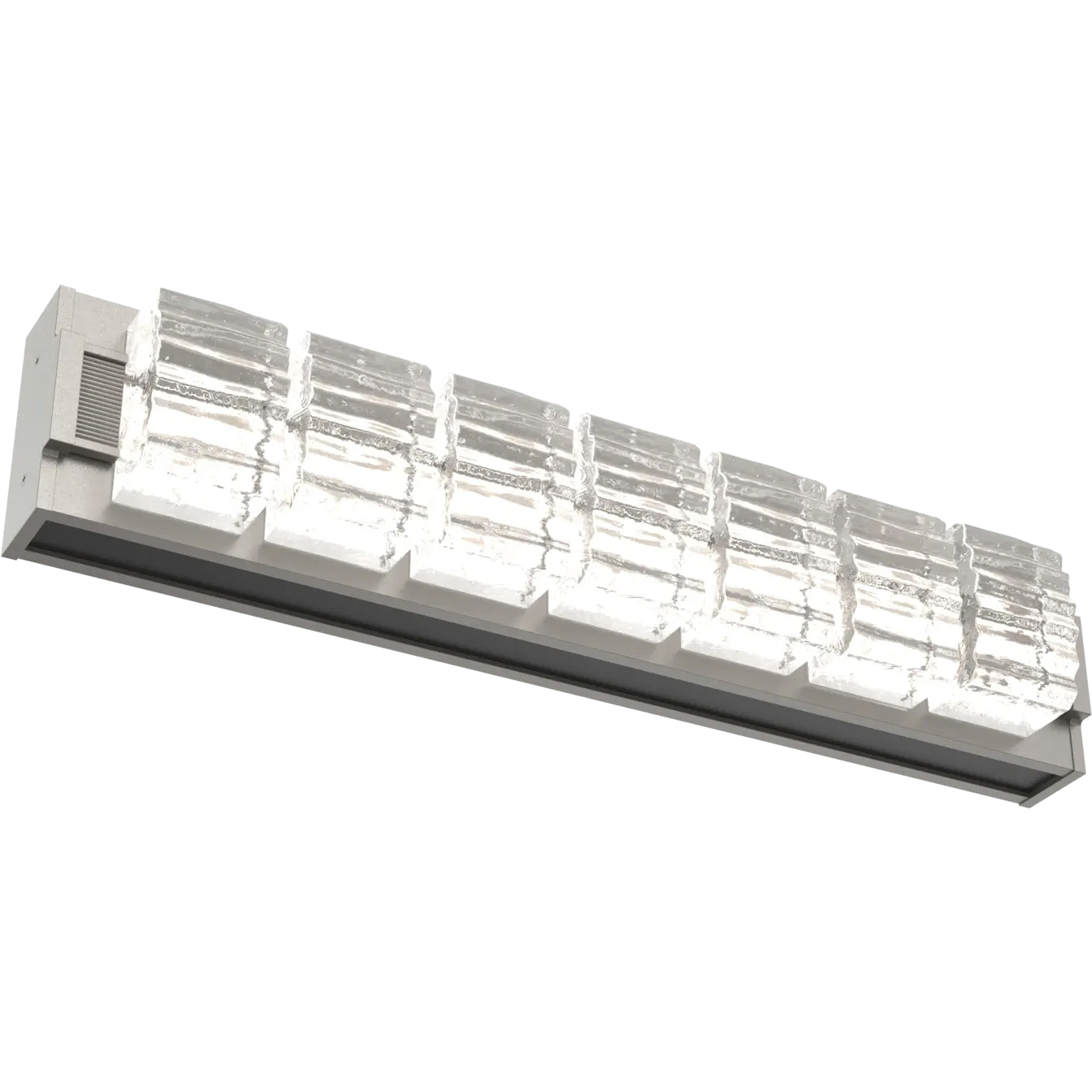 Tessera LED 24.8 inch Metallic Beige Silver with Matte Black Vanity Light Wall Light